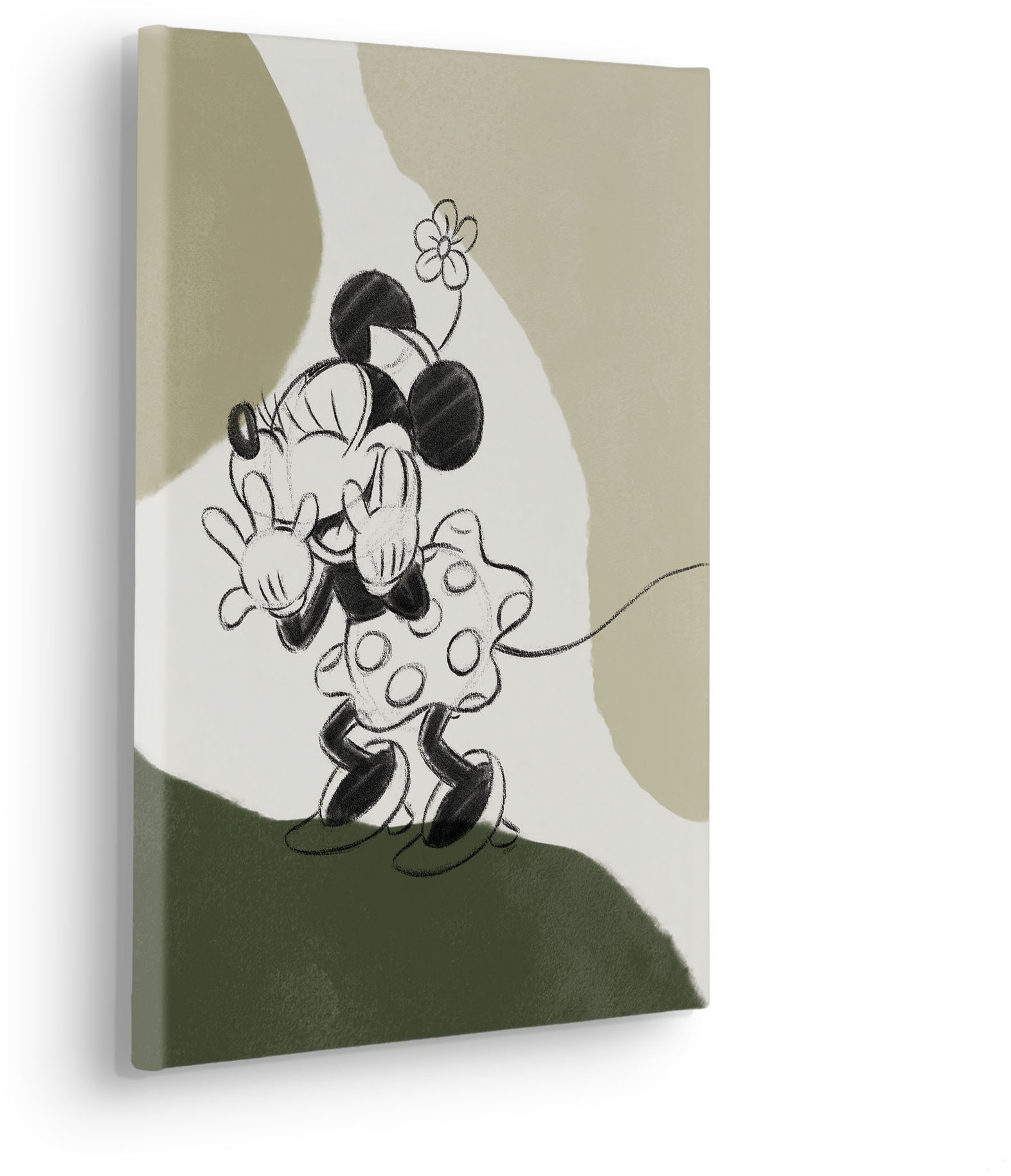 Komar Leinwandbild »Disney Minnie Mouse Laughing«, Disney, (1 St.), 30 x 40 cm (Breite x Höhe) - Kinderzimmer, Dekoration