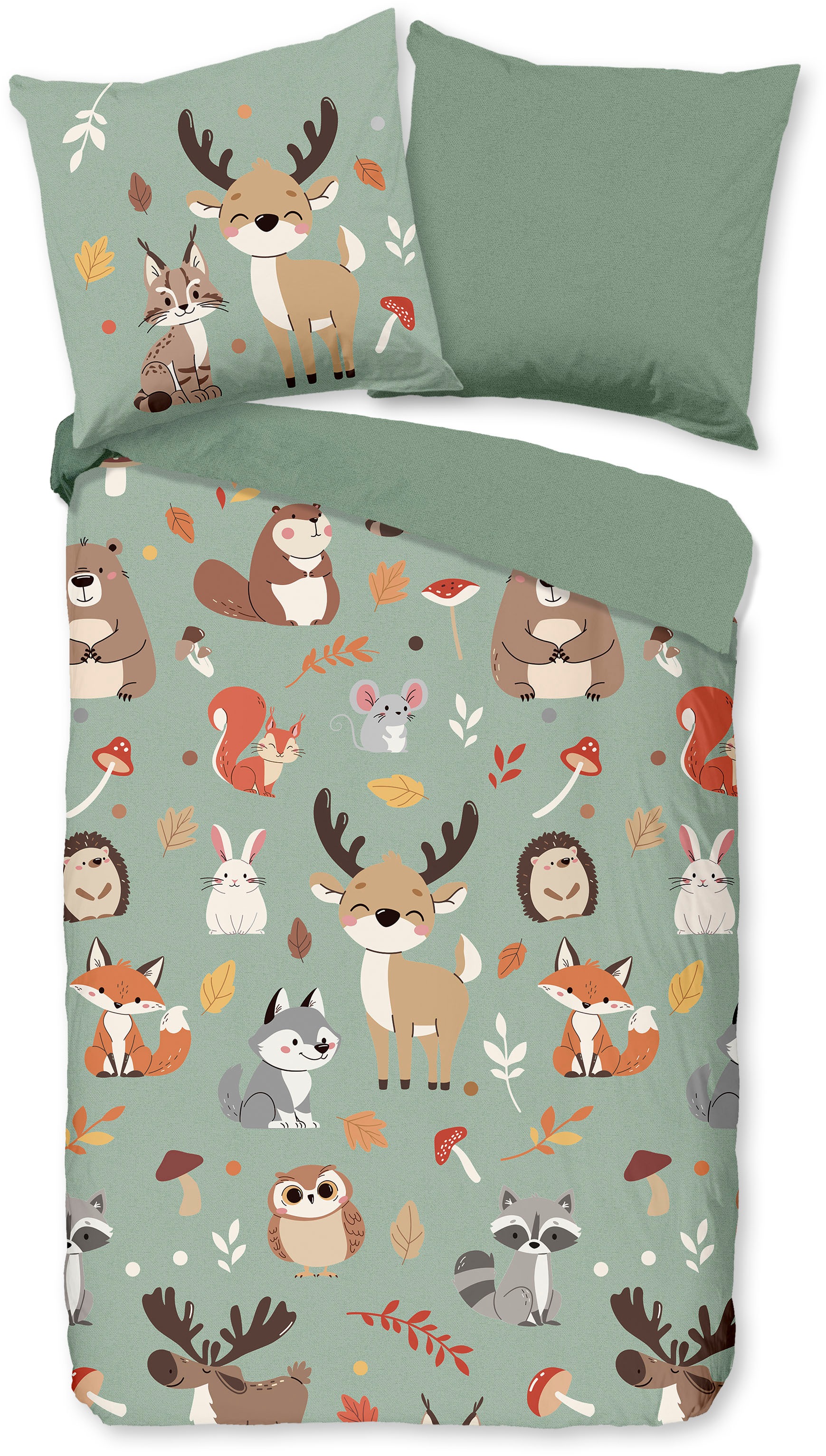 good morning Kinderbettwäsche "Ville" 2 Stk. tlg. Baumwolle, Renforcé, Wend günstig online kaufen