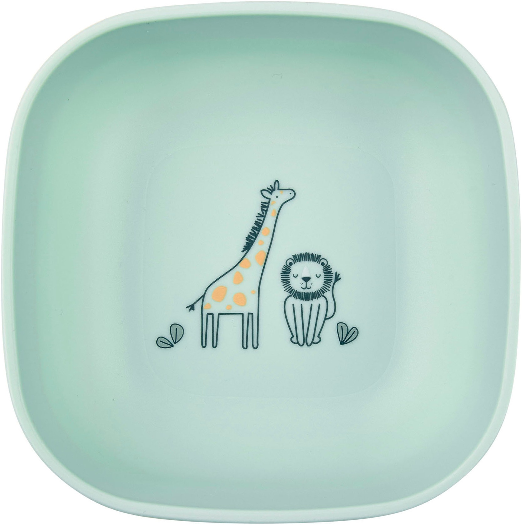 Sterntaler® Kindergeschirr-Set »Safari, eckig«, (5 tlg.)