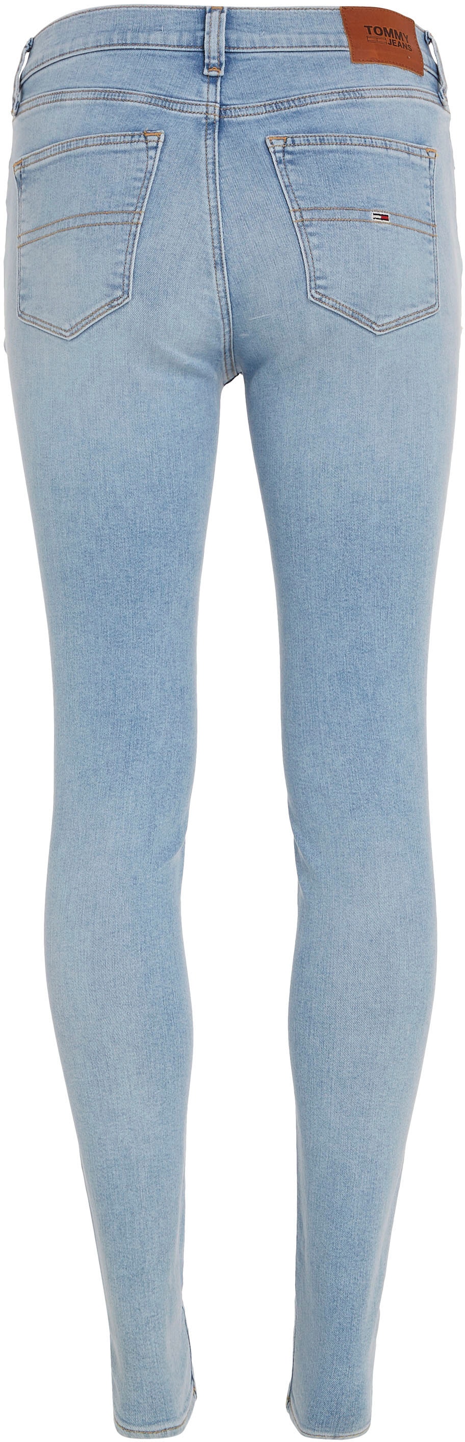 Tommy Jeans Skinny-fit-Jeans »Nora«, mit Tommy Jeans Label-Badge & Passe  hinten für bestellen | BAUR | Straight-Fit Jeans