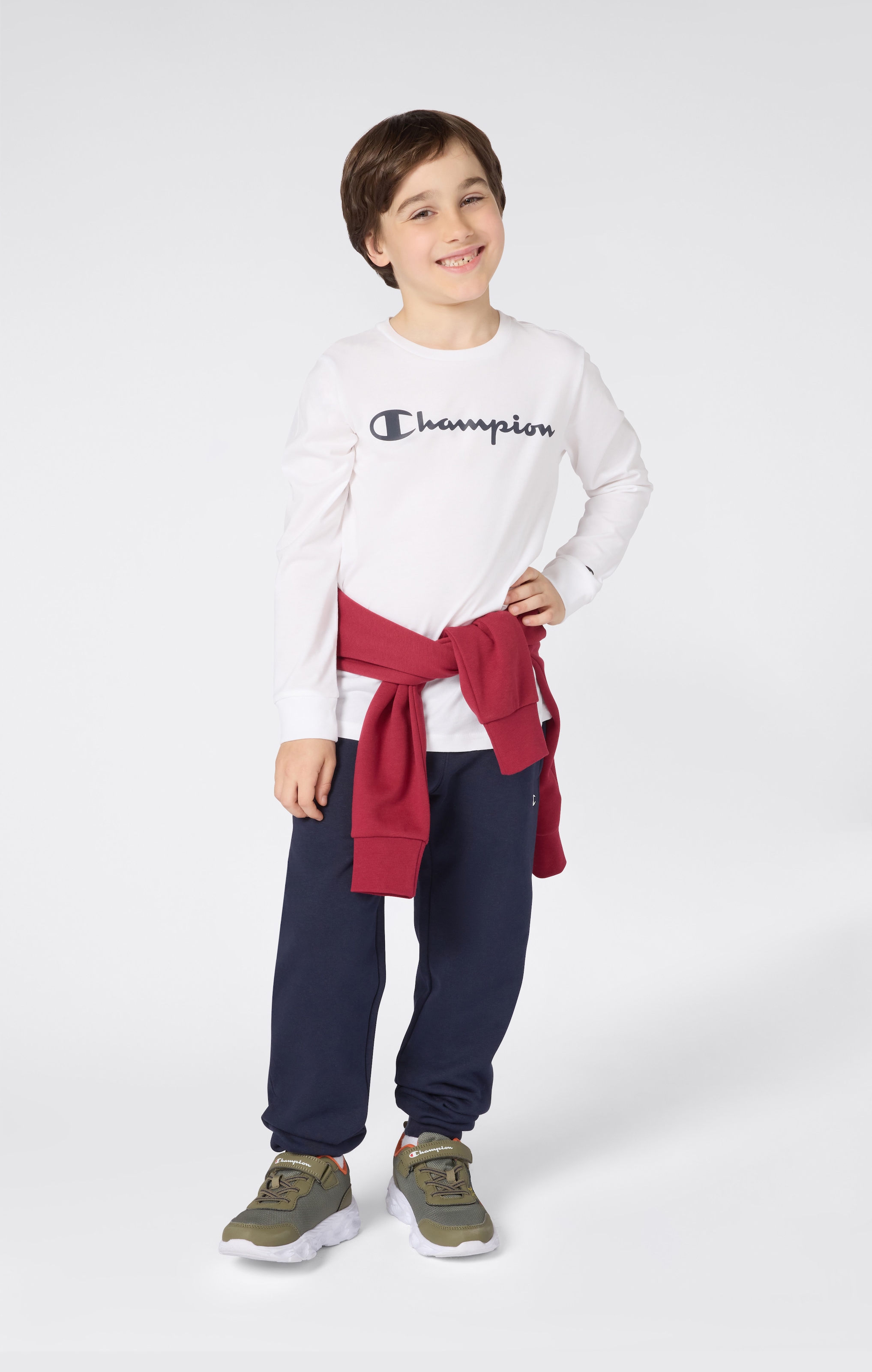 Champion Langarmshirt »SPORTWEAR LONG SLEEVE Standard Fit« sportlicher Stil, Langarm, ohne Verschluss, für Kinder