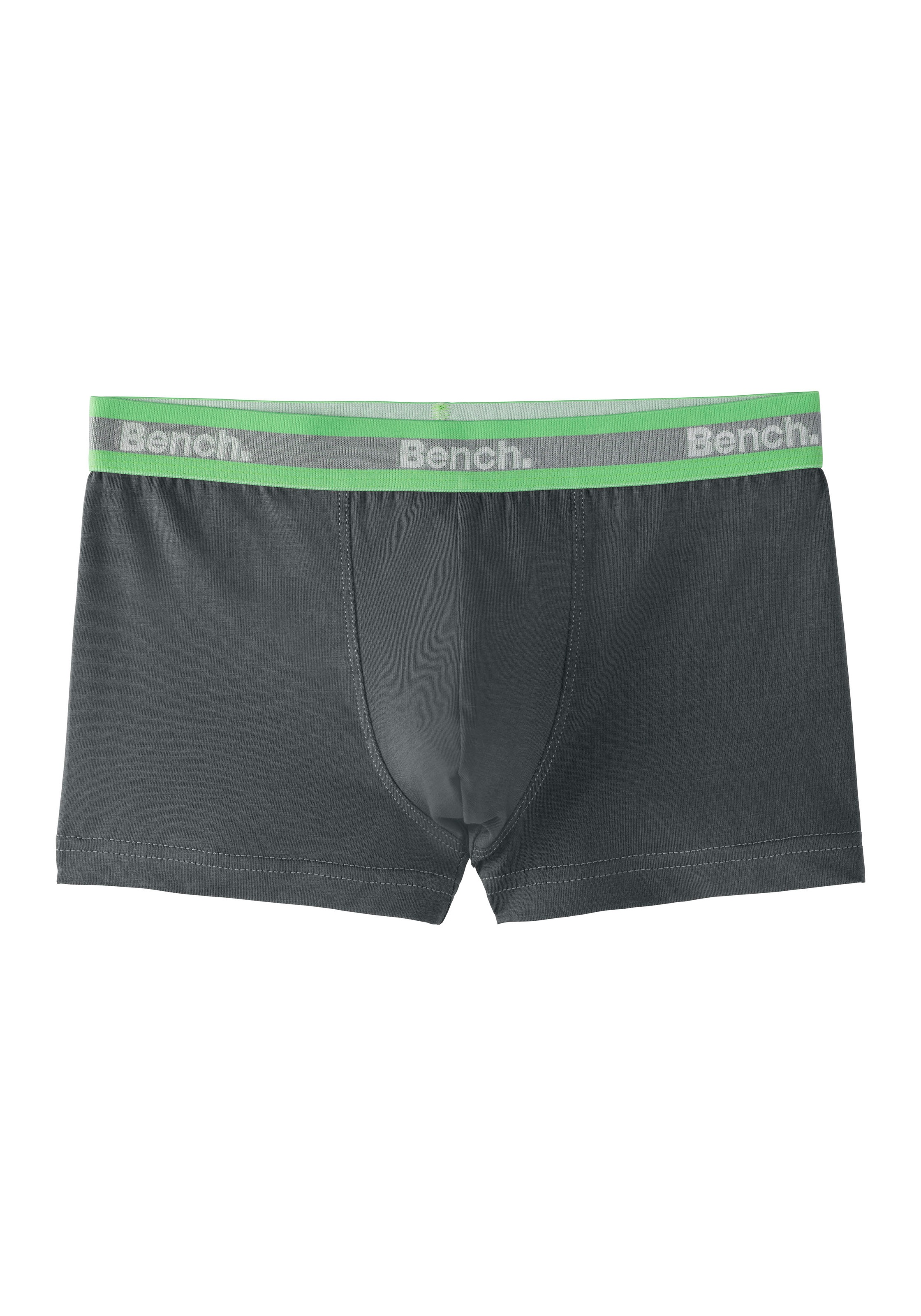 Bench. Boxer »Boxershorts für Jungen«, (Packung, 3 St.), unifarben mit neon Bündchen
