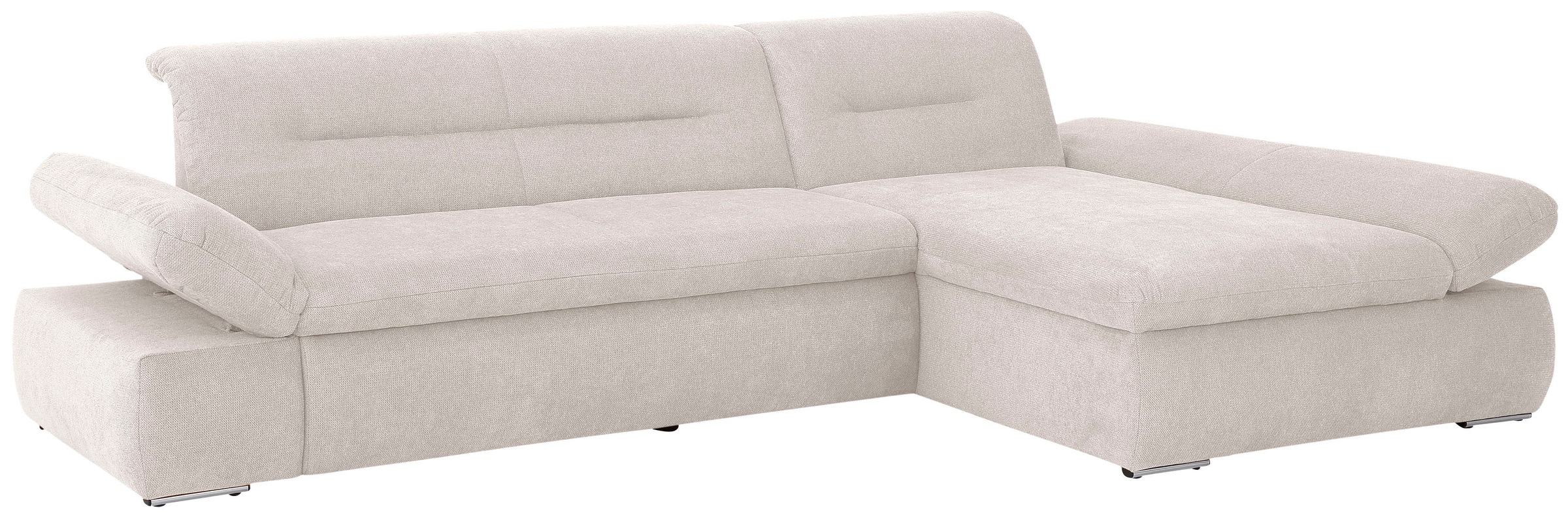 Home affaire Ecksofa »Avesa L-Form« Wahlweise mit Armteilvertsellung und Bettfunktion, B/T/H: 300/172/80cm