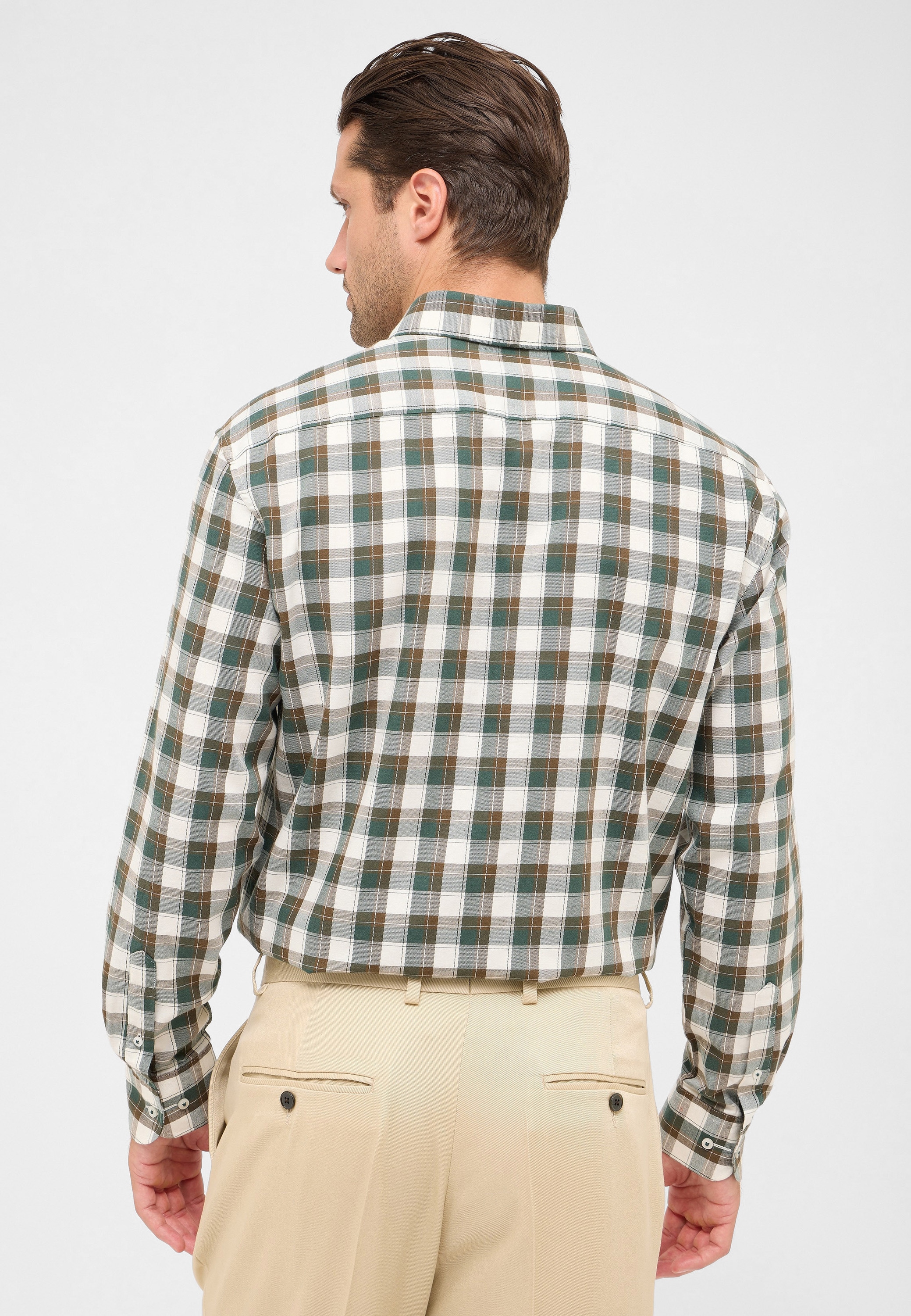 Eterna Langarmhemd »MODERN FIT«, EASY IRON (bügelleicht)