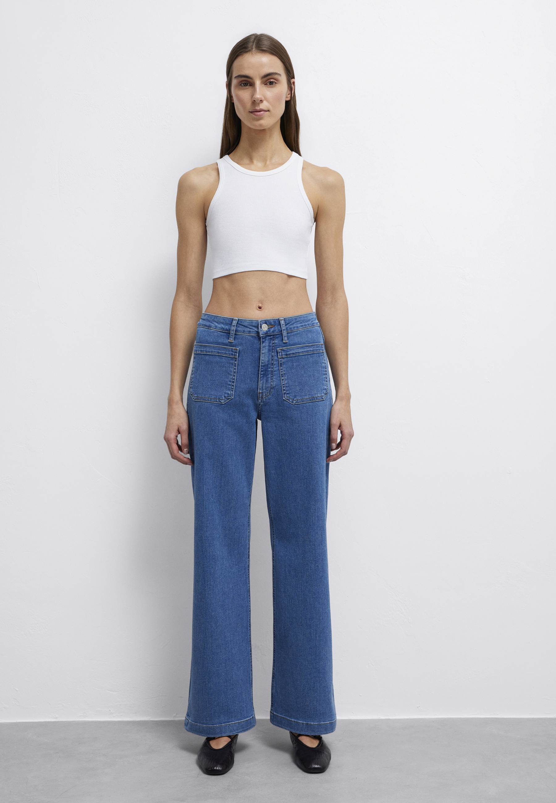 Mavi Weite Jeans »MALIBU MARINE« Wide Leg Jeans