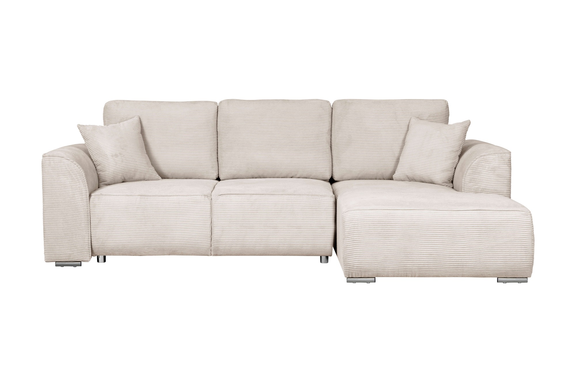 INOSIGN Ecksofa »BEATRICE optionale Schlafsofa mit Bettkasten, B/T/H: 265/170/86 cm«, L-Form, wahlweise auch mit Bettfunktion und Bettkasten