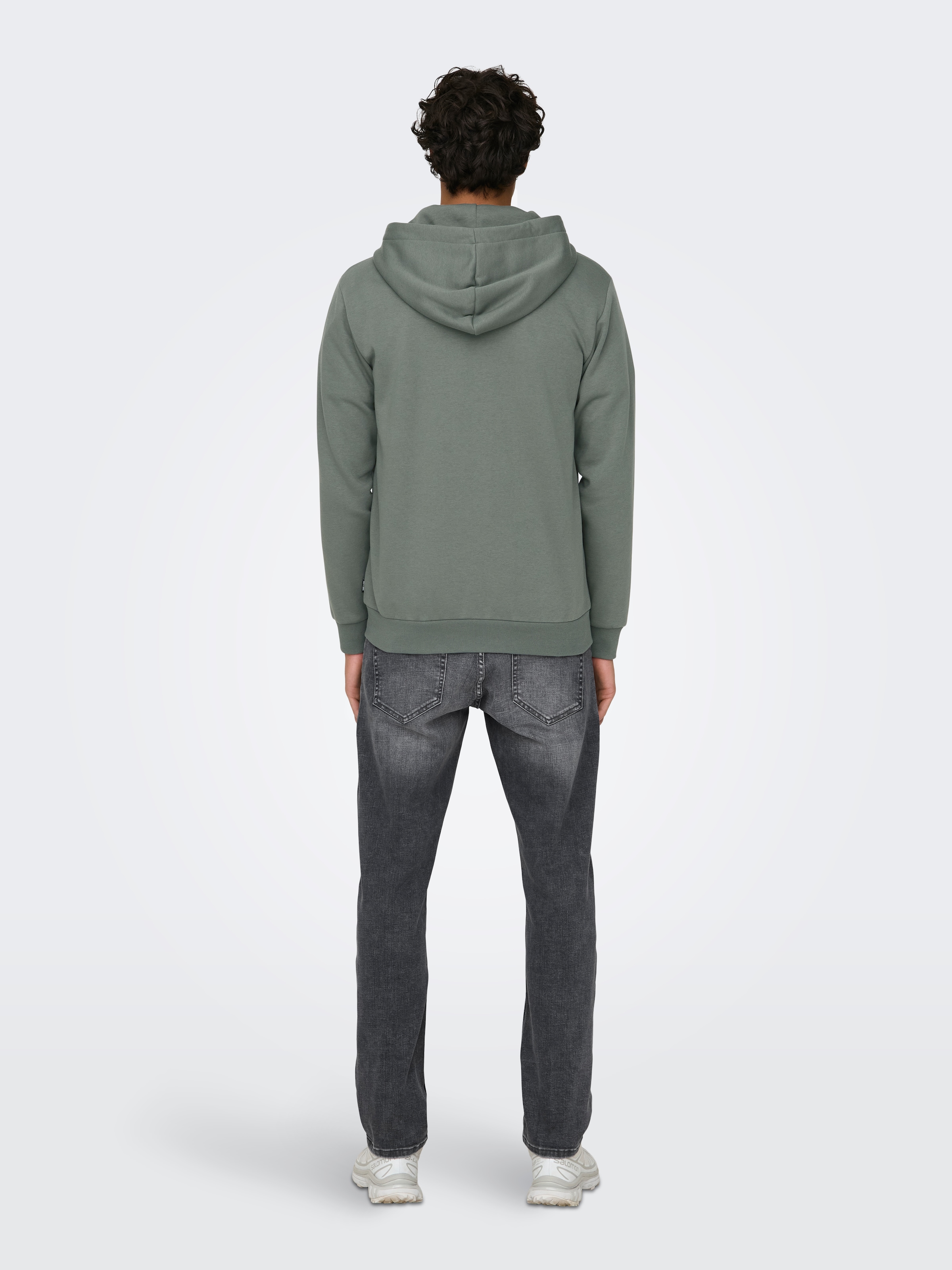ONLY & SONS Kapuzensweatjacke »ONSCERES ZIP THR. HOODIE SWEAT NOOS«