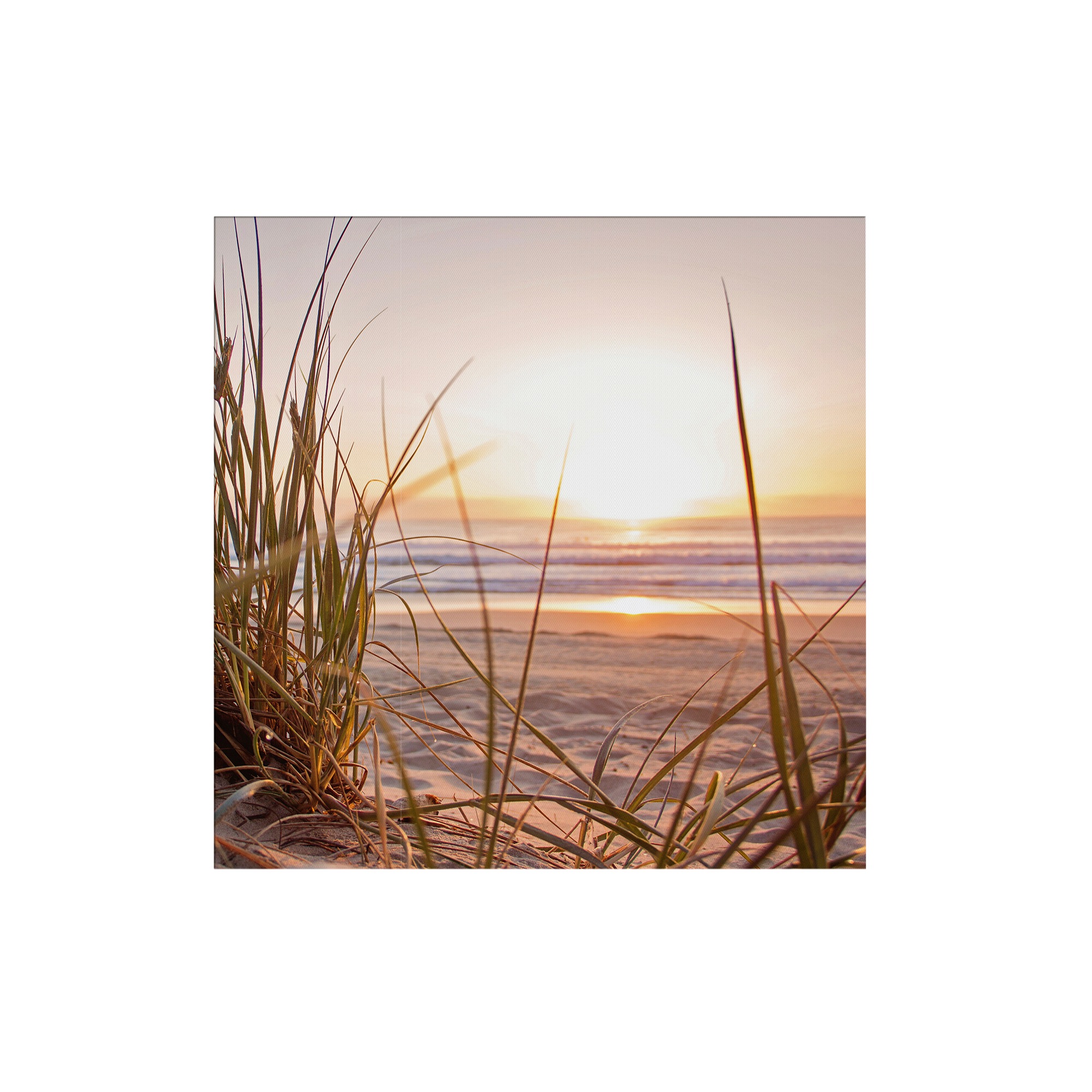 Art for the home Leinwandbild »Outdoor Sonnenuntergang 50x50cm«, (1 St.)
