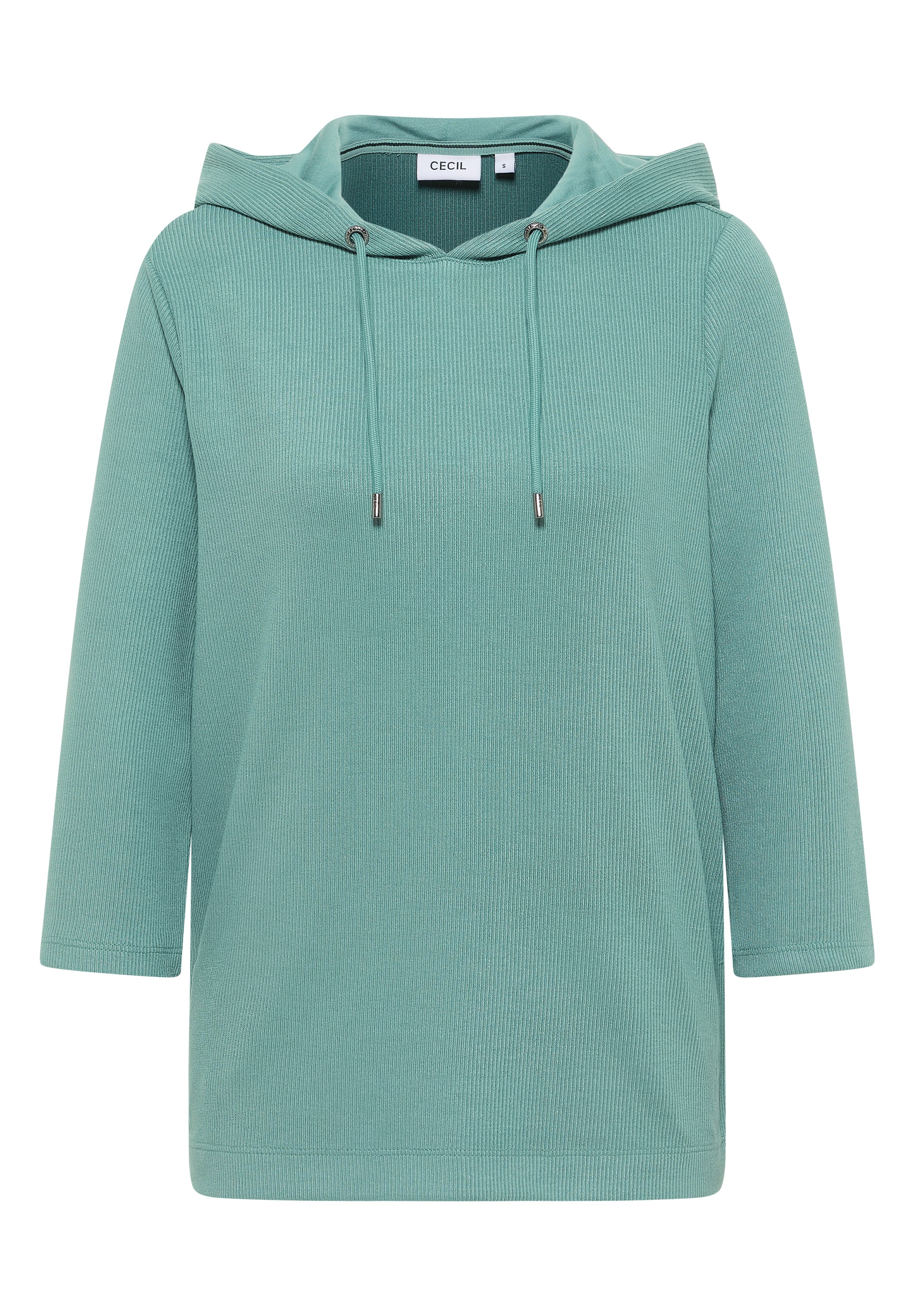 Cecil Kapuzenshirt, mit Materialmix