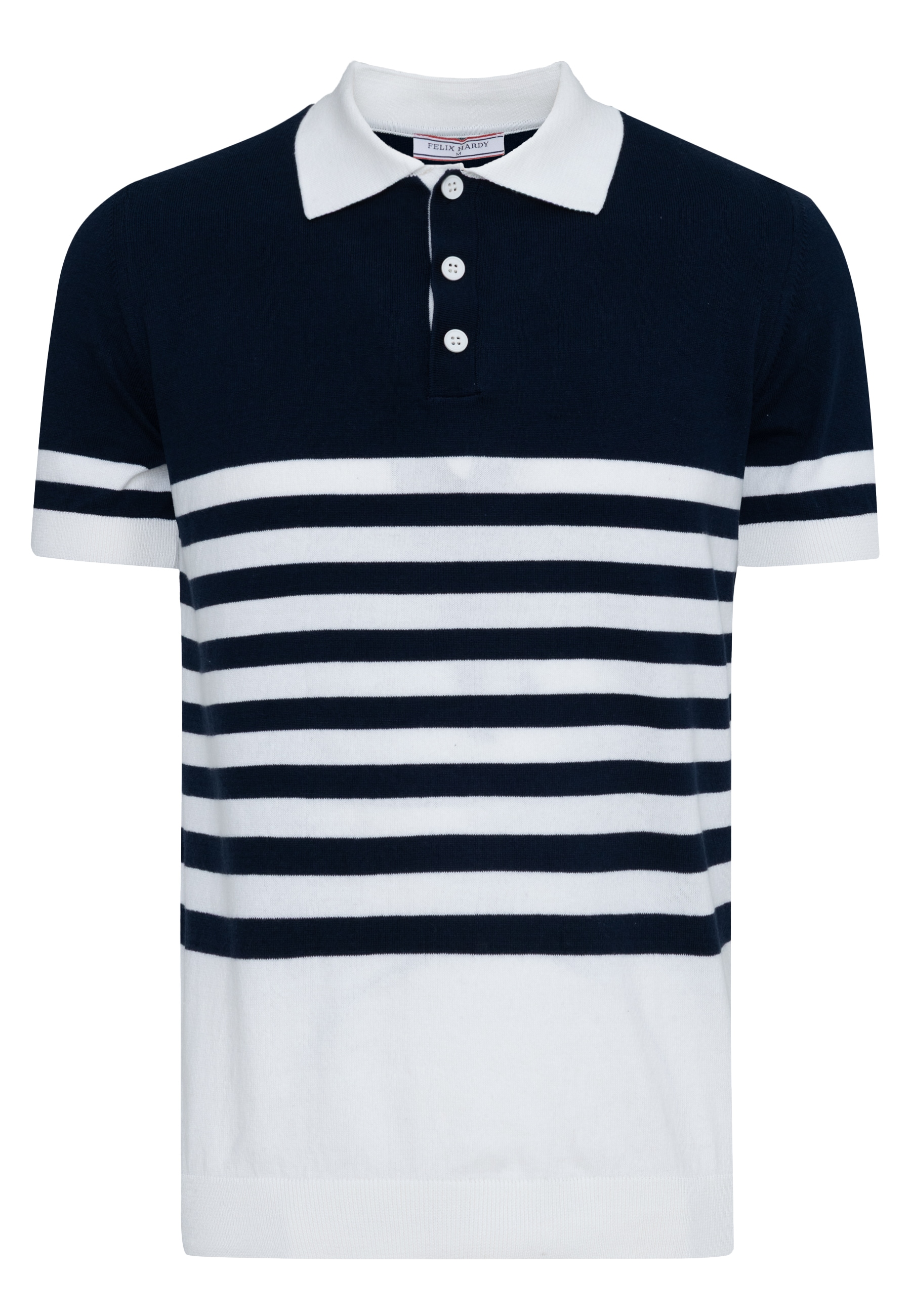Felix Hardy Poloshirt »Gestreiftes Strick-Poloshirt Kurzarm«