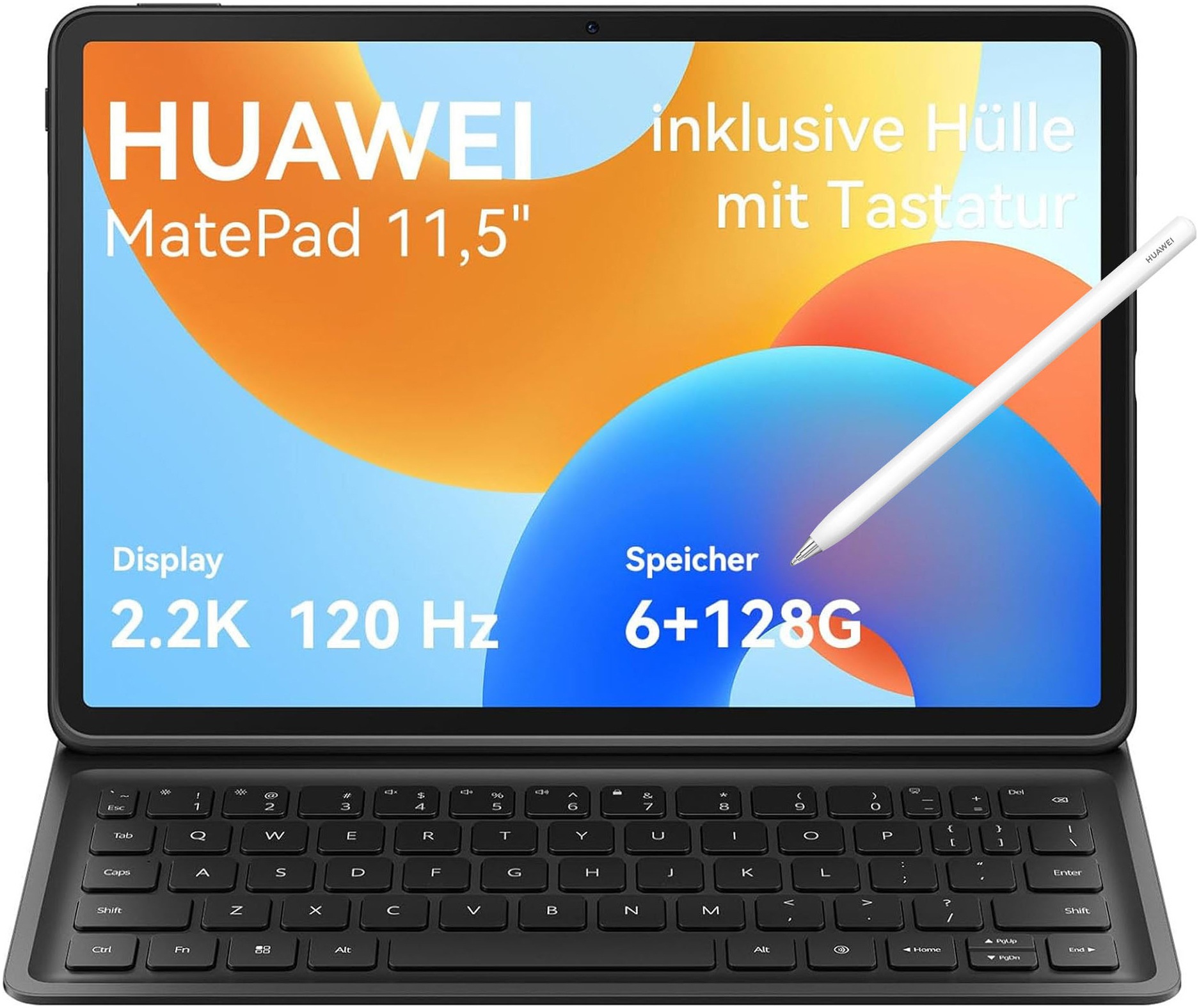 HUAWEI Tablet "MatePad 11.5" 2024 6+128GB", 128 GB, ohne eSIMgrau, Tablets_EBookReader, Lautstärkeregler
