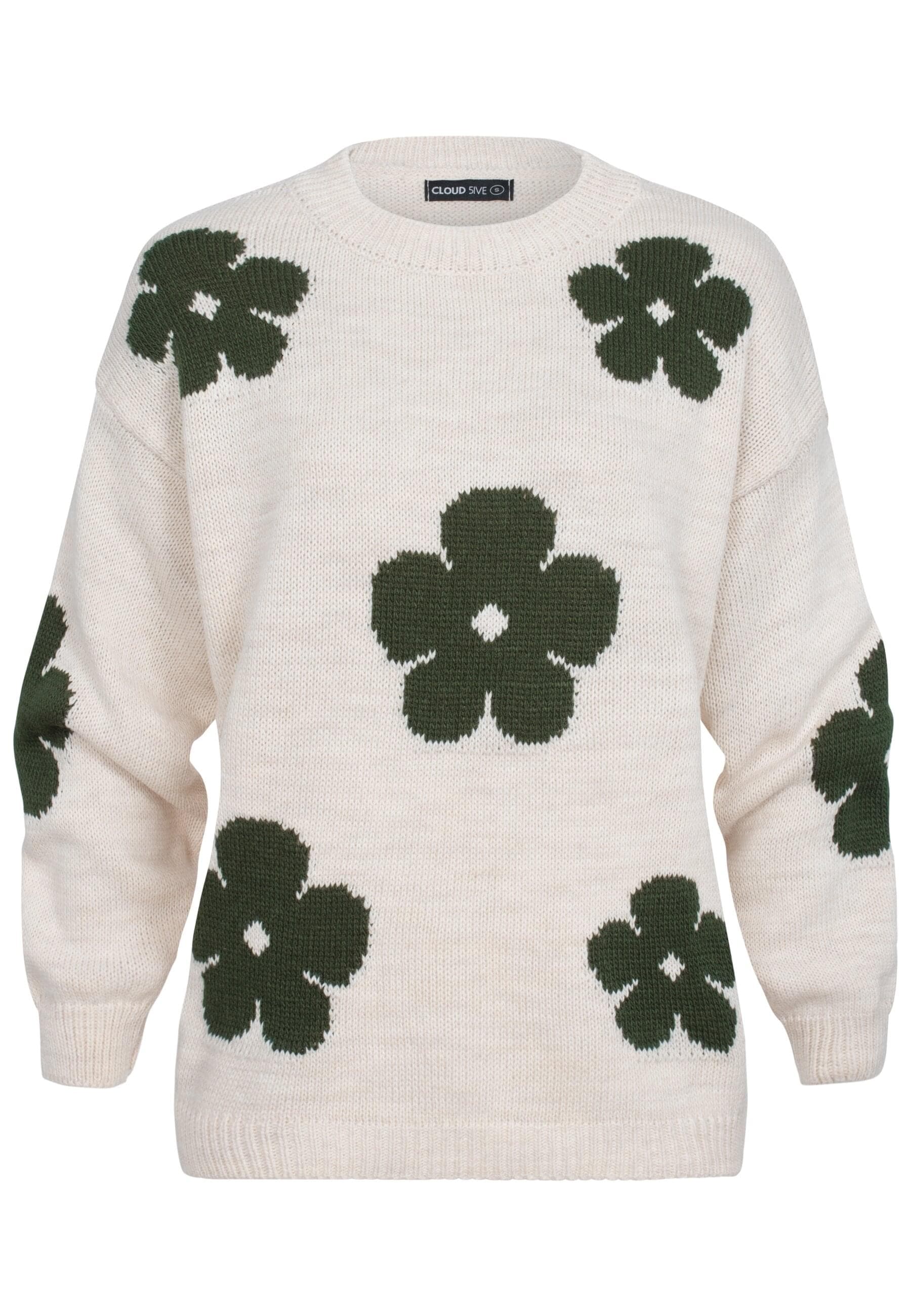 CLOUD 5IVE Rundhalspullover "CLOUD 5IVE Cloud 5ive Crewneck Knit Sweater wi günstig online kaufen