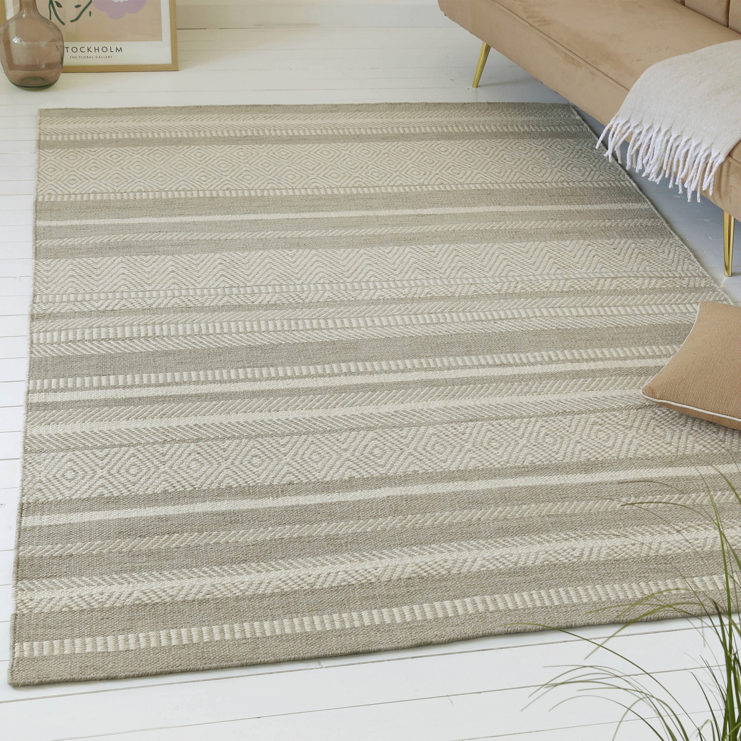 OTTO home Teppich "Niamh" rechteckig 6 mm Höhe Flachgewebe, Kelim, Wolle, g günstig online kaufen