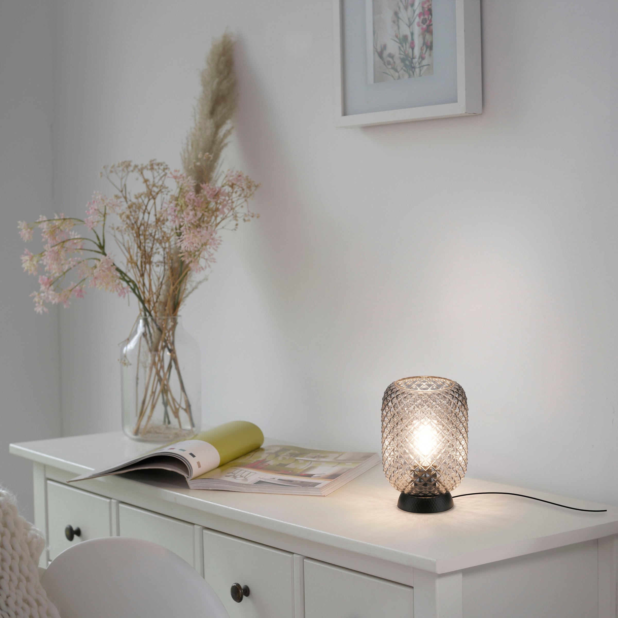 JUST LIGHT Tischleuchte »REISHI«, 1 flammig, Leuchtmittel E27 | ohne Leuchtmittel