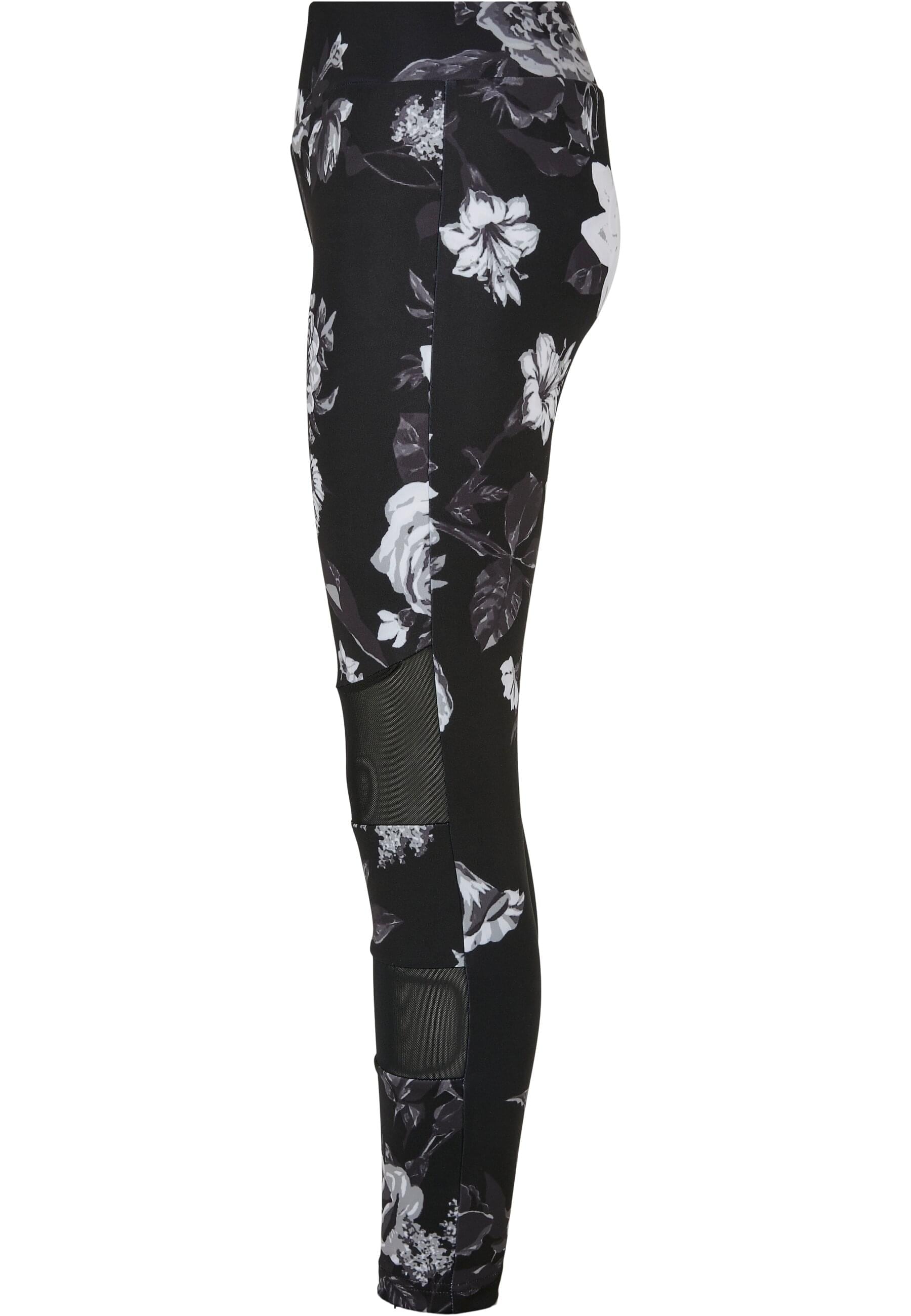 URBAN CLASSICS Leggings »Urban Classics Damen Girls Tech Mesh AOP Leggings«, (1 tlg.)