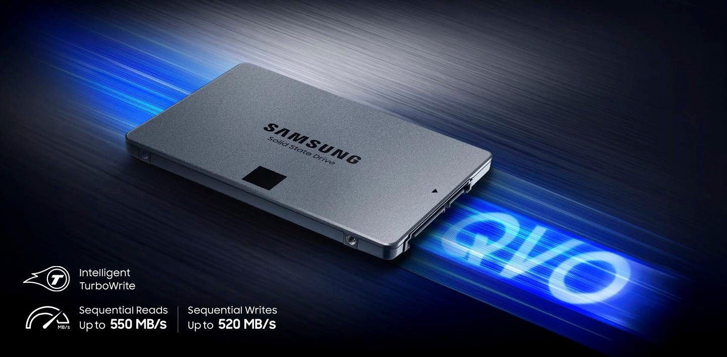 Samsung interne SSD »860 QVO«, 2,5 Zoll, Anschluss SATA III