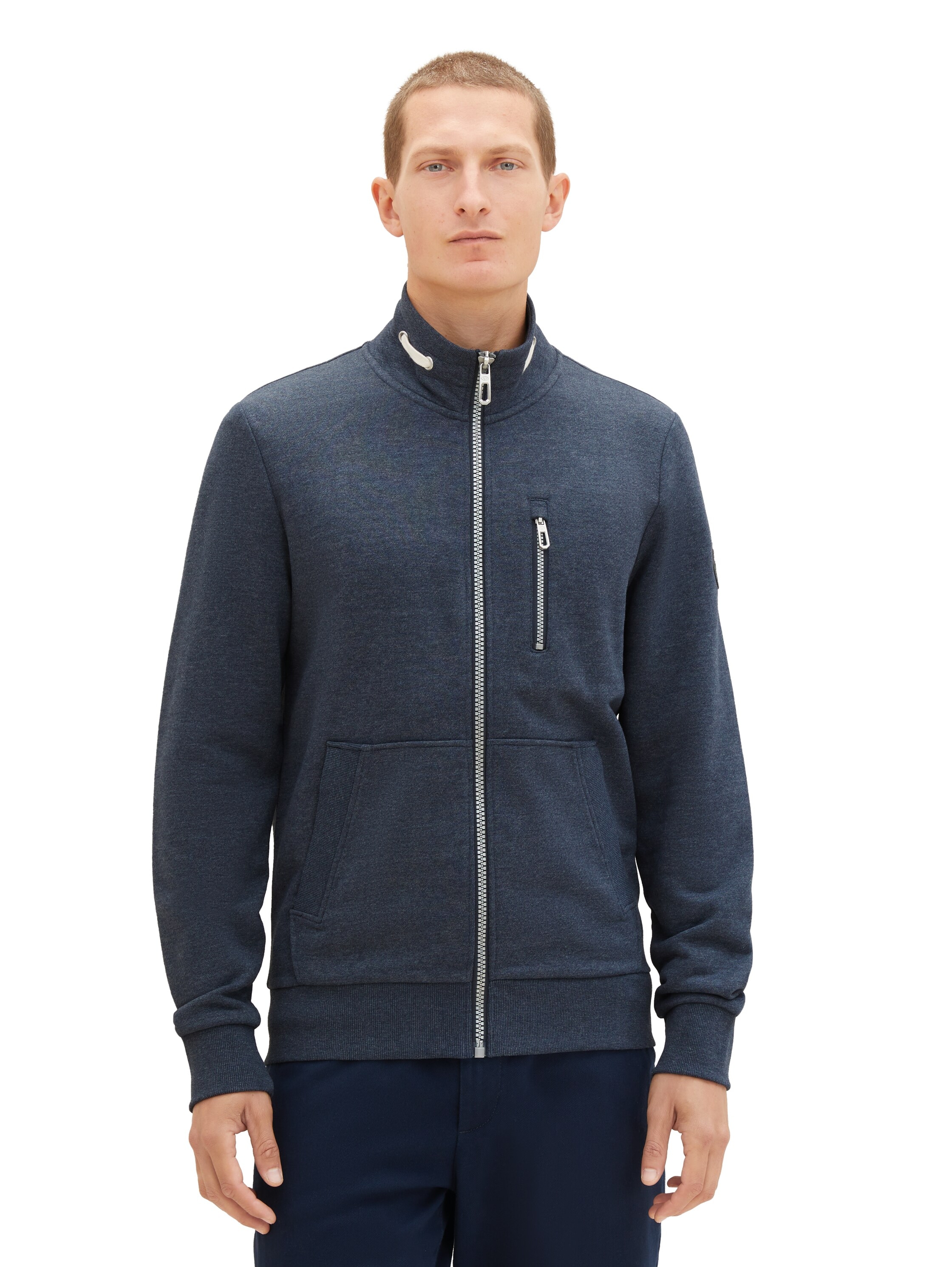 TOM TAILOR Sweatjacke, | ▷ BAUR für Optik melierter in