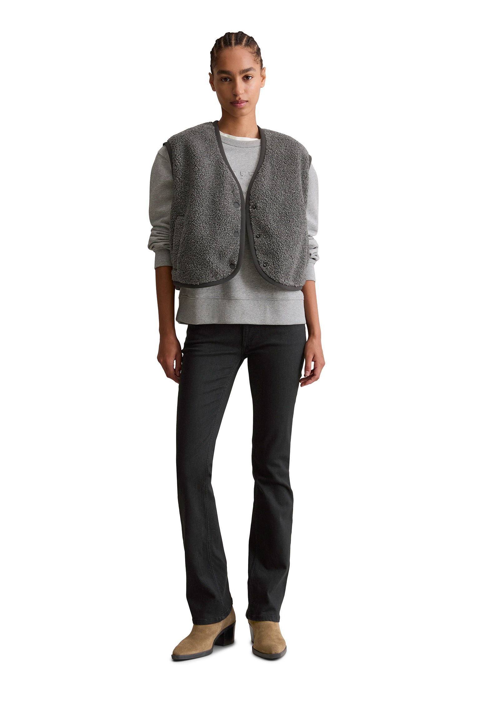 Marc O'Polo DENIM Sweatjacke »aus recyceltem Polyester«