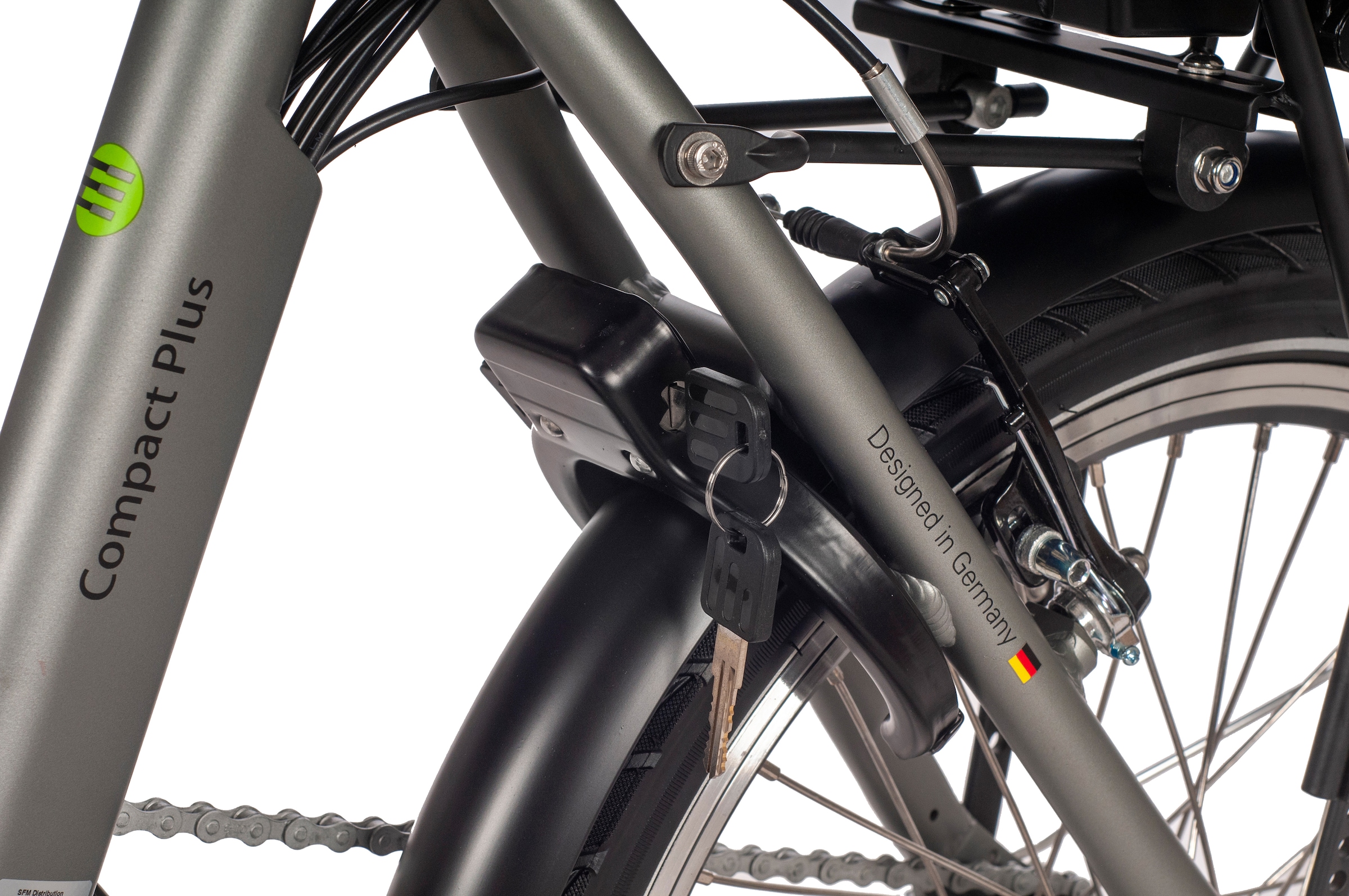SAXONETTE E-Bike »Compact Plus 2.0«, 3 Gang, Frontmotor 250 W, (mit Akku-Ladegerät), Pedelec