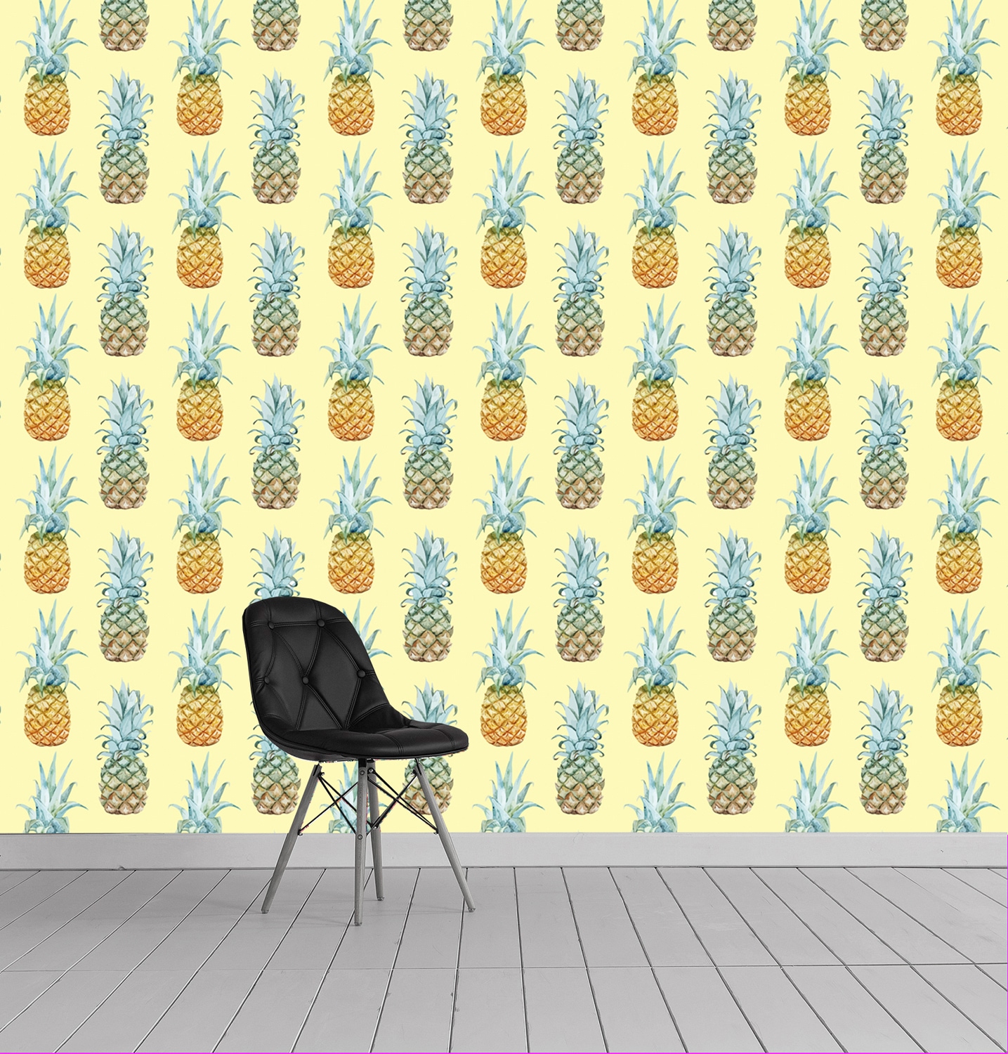 queence Vinyltapete »Arthur«, bedruckt-tropisch, 90x250cm, selbstklebend, kinderleichte Anbringung, Sticker