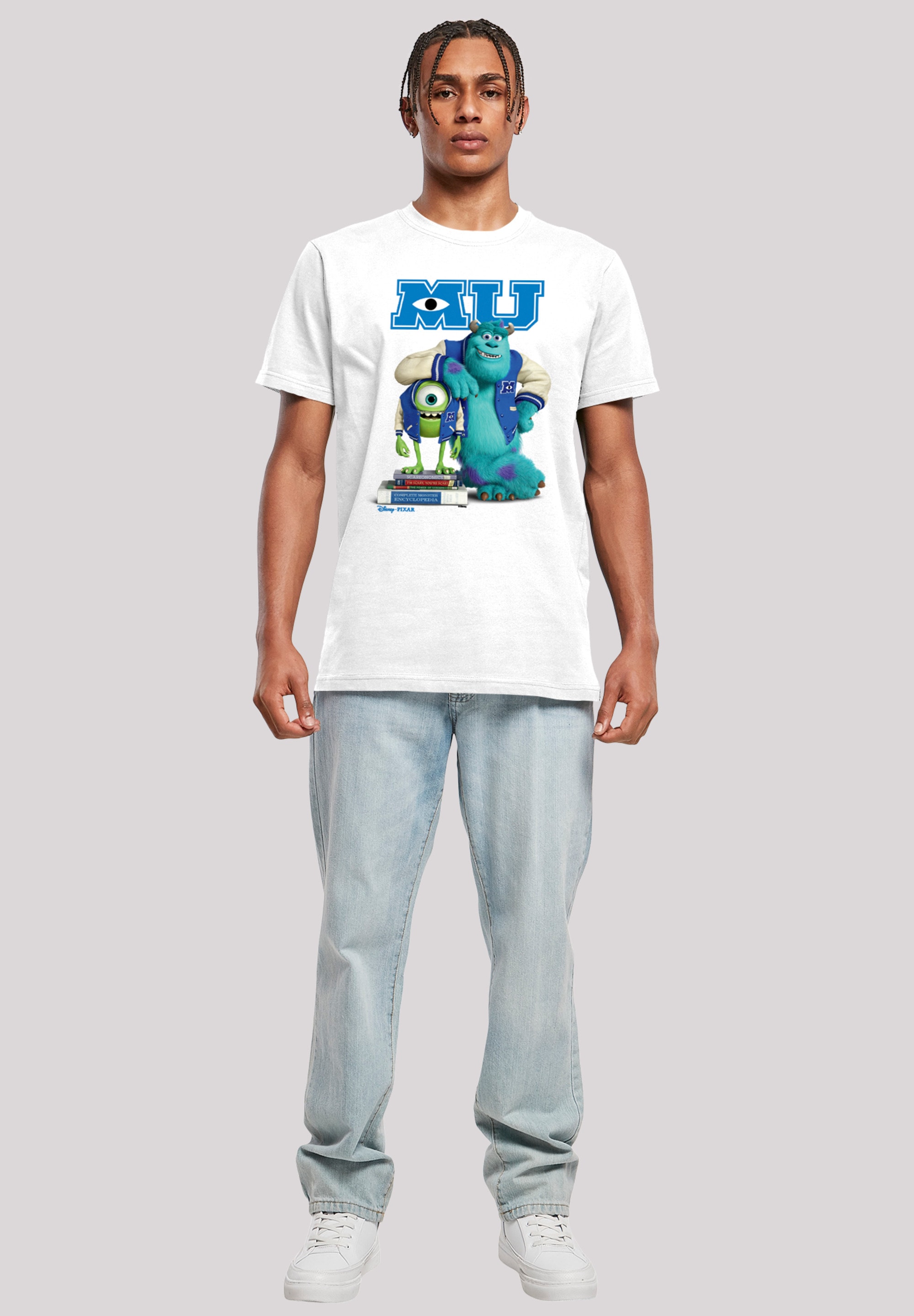 F4NT4STIC T-Shirt »Disney Die Monster Uni Poster«, Herren,Premium Merch,Regular-Fit,Basic,Bedruckt