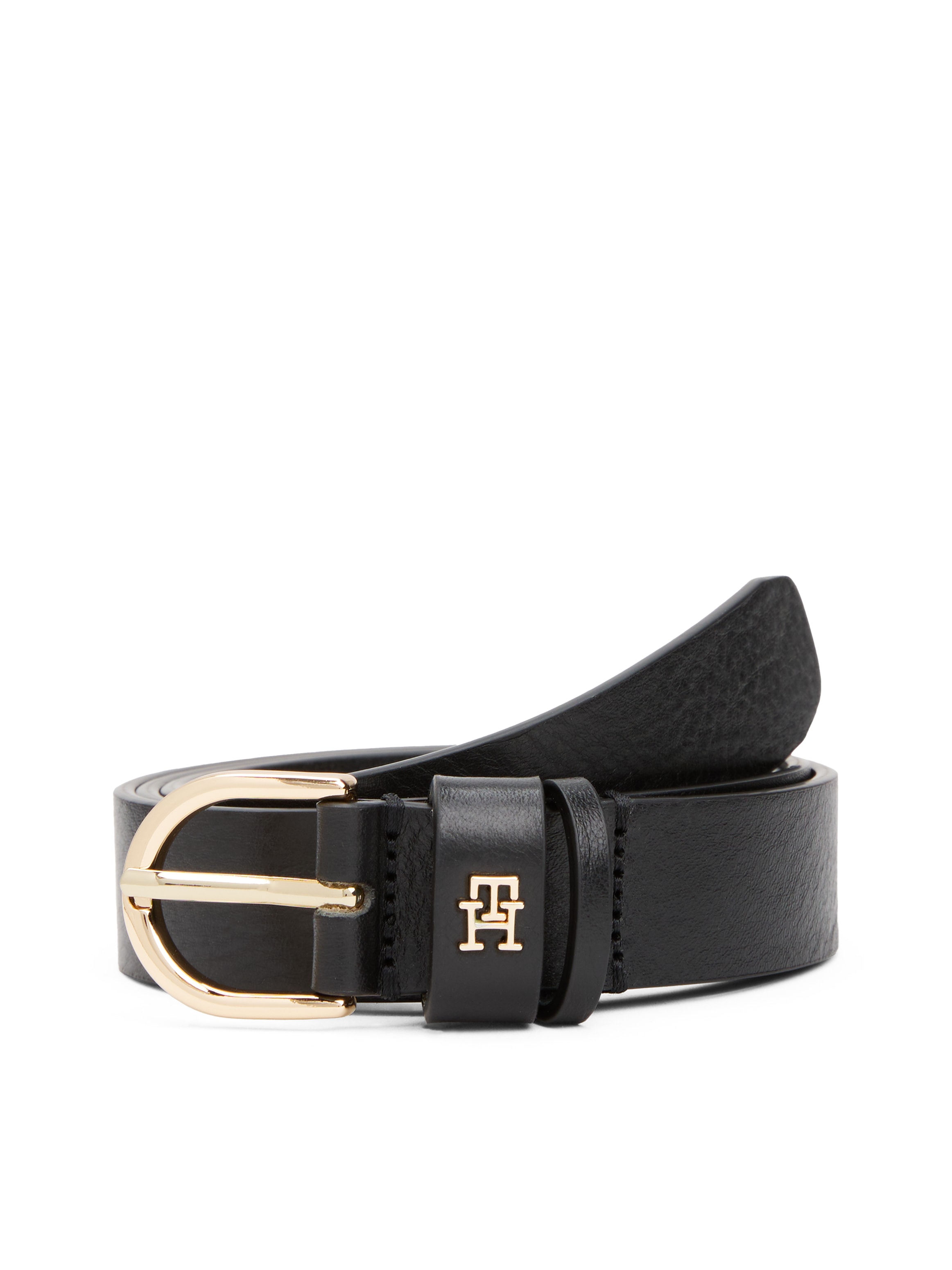 Tommy Hilfiger Ledergürtel "ESSENTIAL EFFORTLESS 2.5", Logoemblem, weiche H günstig online kaufen