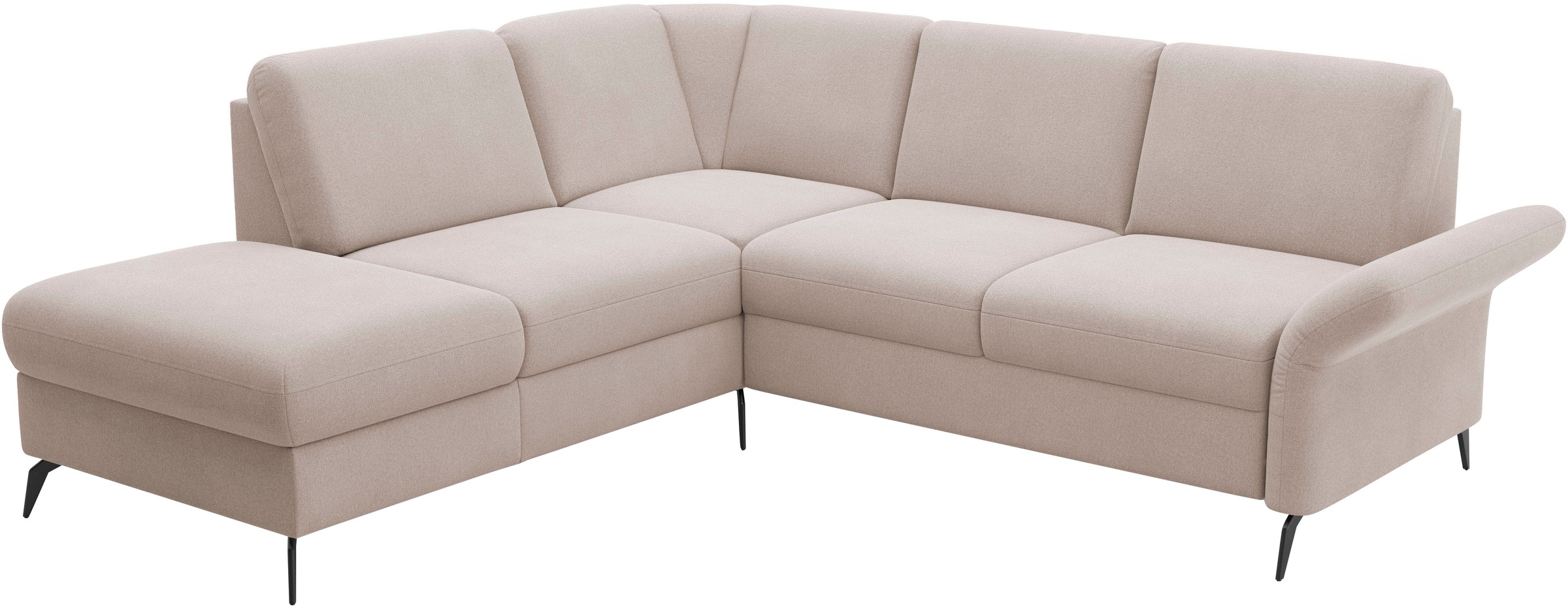 Home affaire Ecksofa »Rochelle«, optional: Armteilverstellung, klappbar, Bettkasen