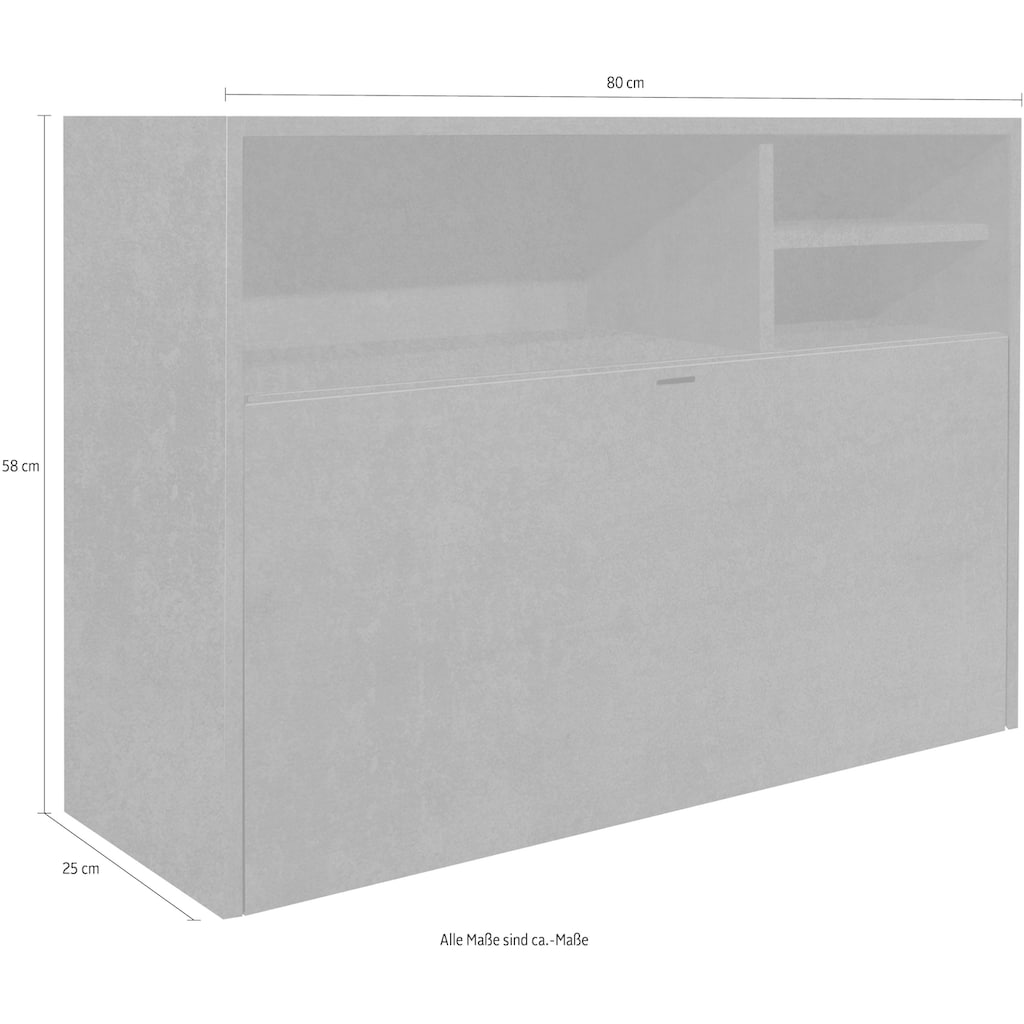 Mäusbacher Wandsekretär »Big System Office«, Breite 80 cm