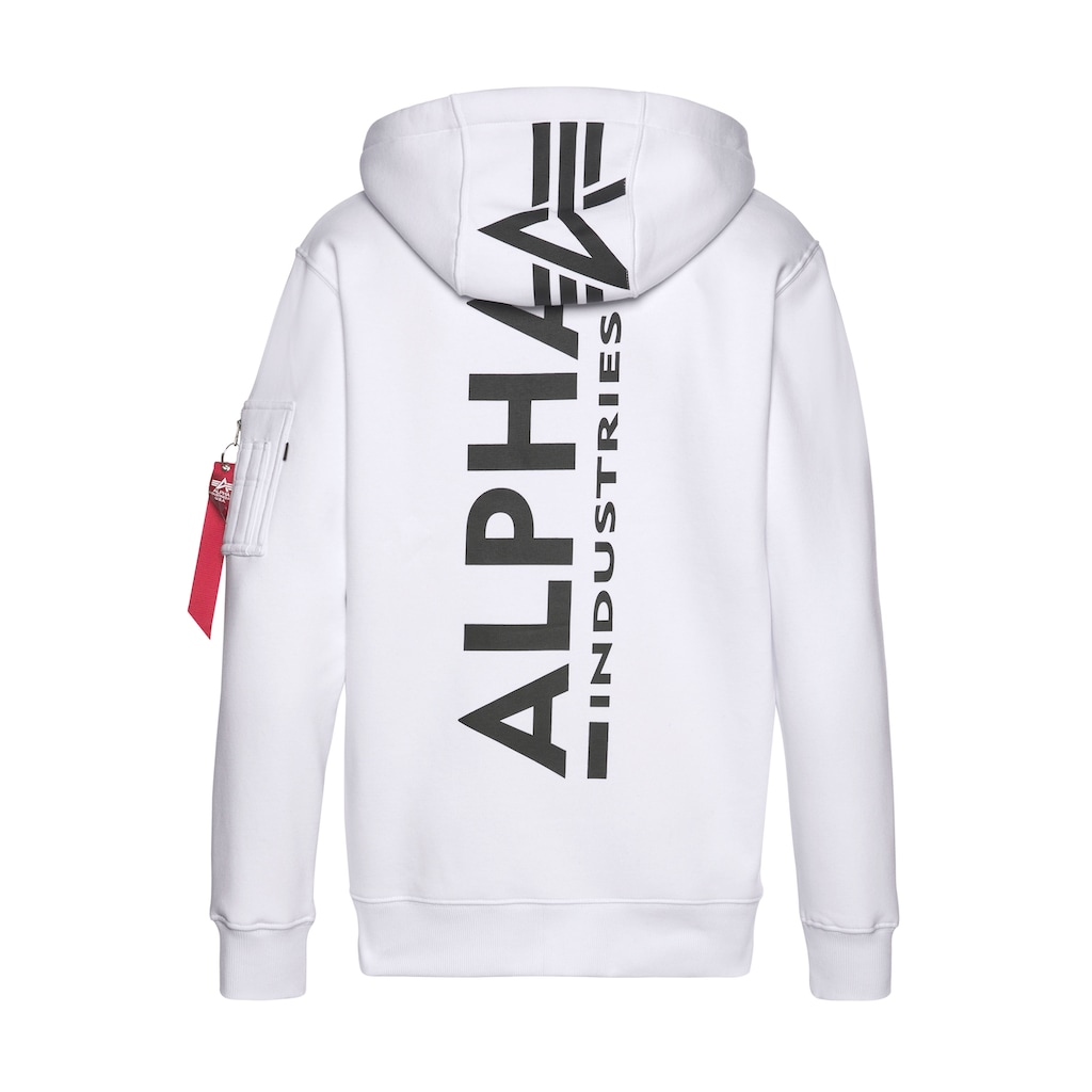 Alpha Industries Kapuzensweatjacke »Back Print Zip Hoody«