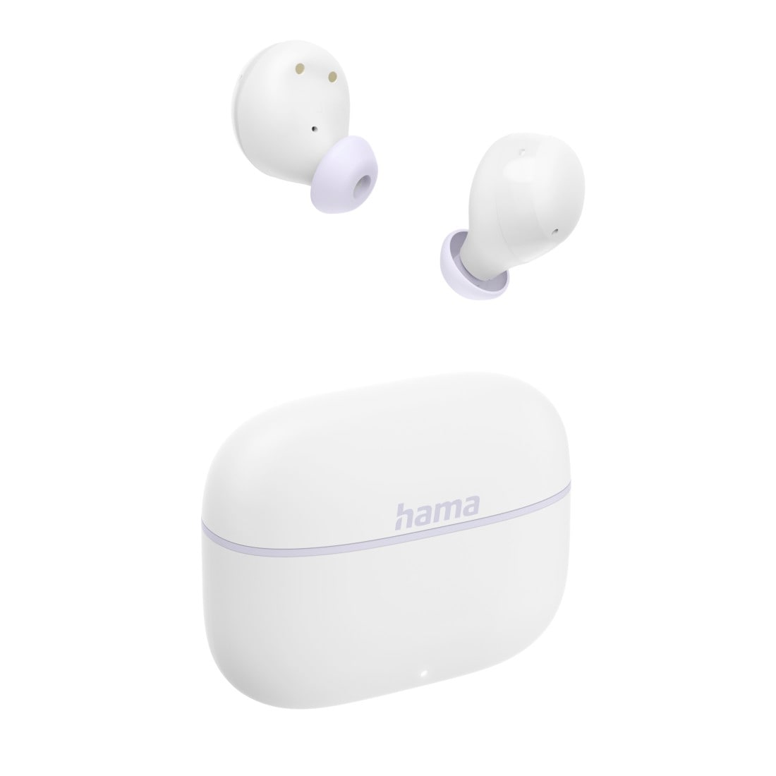Hama wireless In-Ear-Kopfhörer »True Wireless Kopfhörer In Ear, Ladecase, bis 20h Akku, Bass Boost« A2DP Bluetooth | AVRCP Bluetooth | HFP | SPP Sprachsteuerung | True Wireless | kompatibel mit Siri