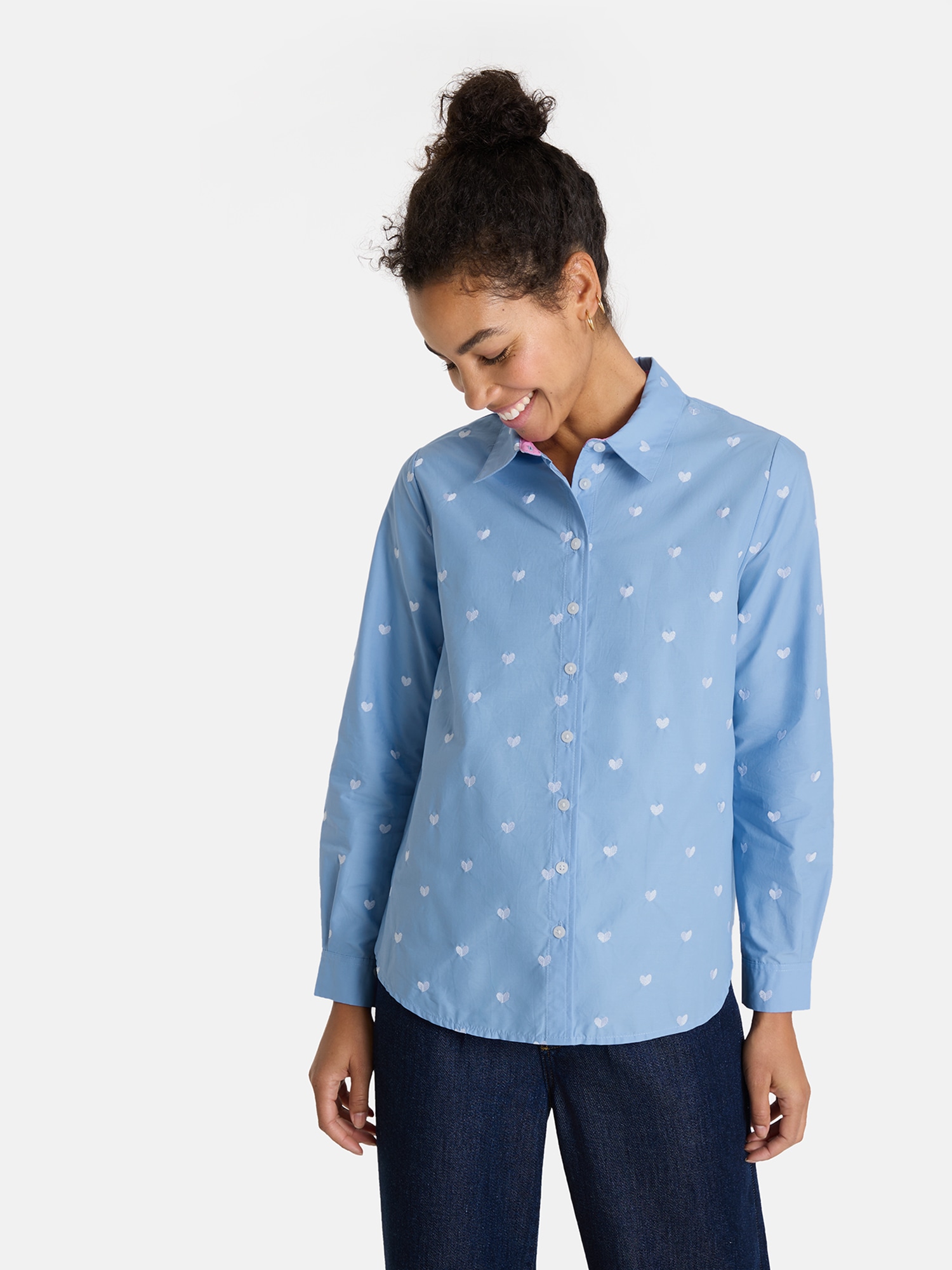 Lieblingsstück Hemdbluse "RadunaL" mit verspielter Stickerei günstig online kaufen