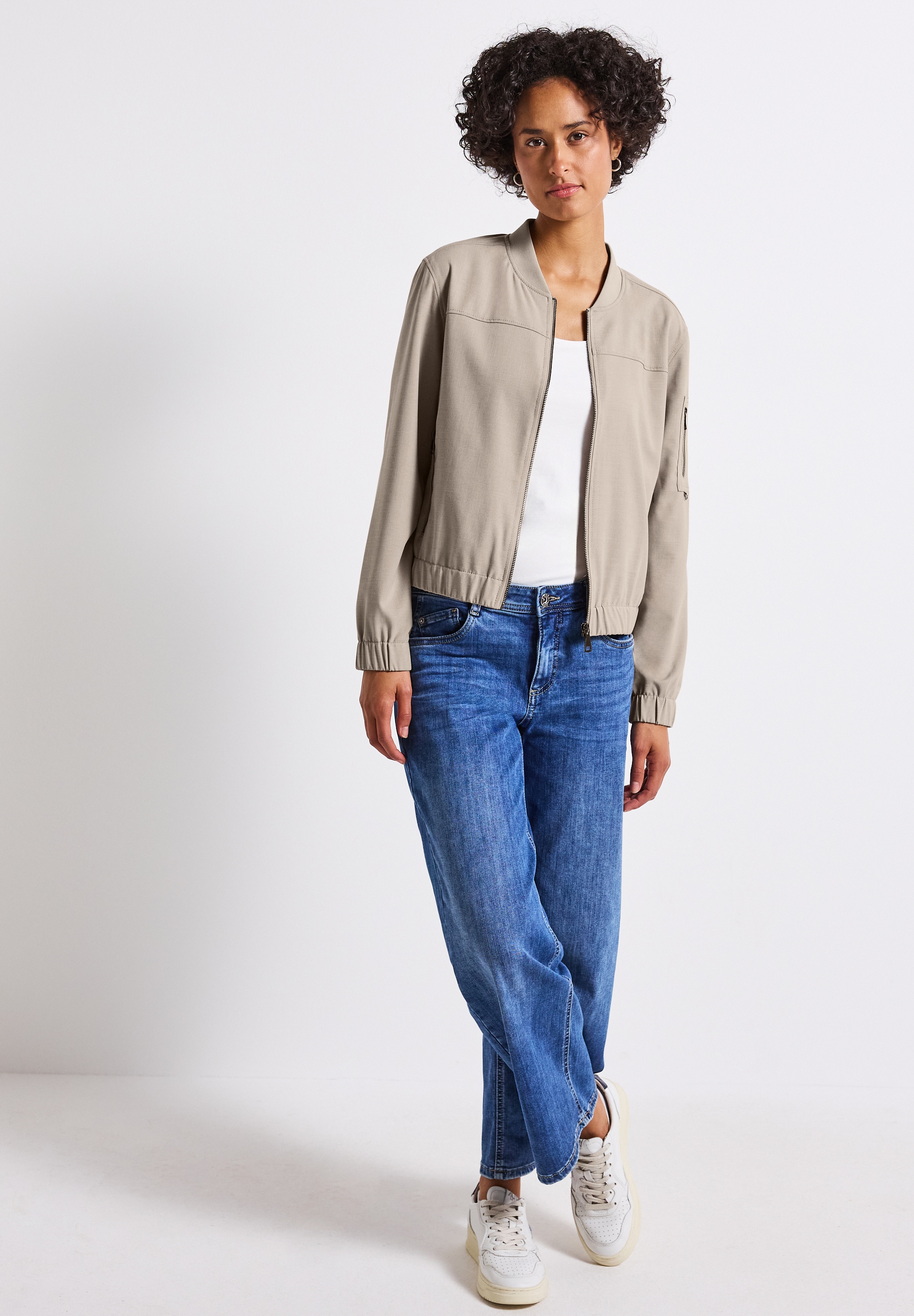 STREET ONE Blouson, ohne Kapuze, mit Elastiksaum