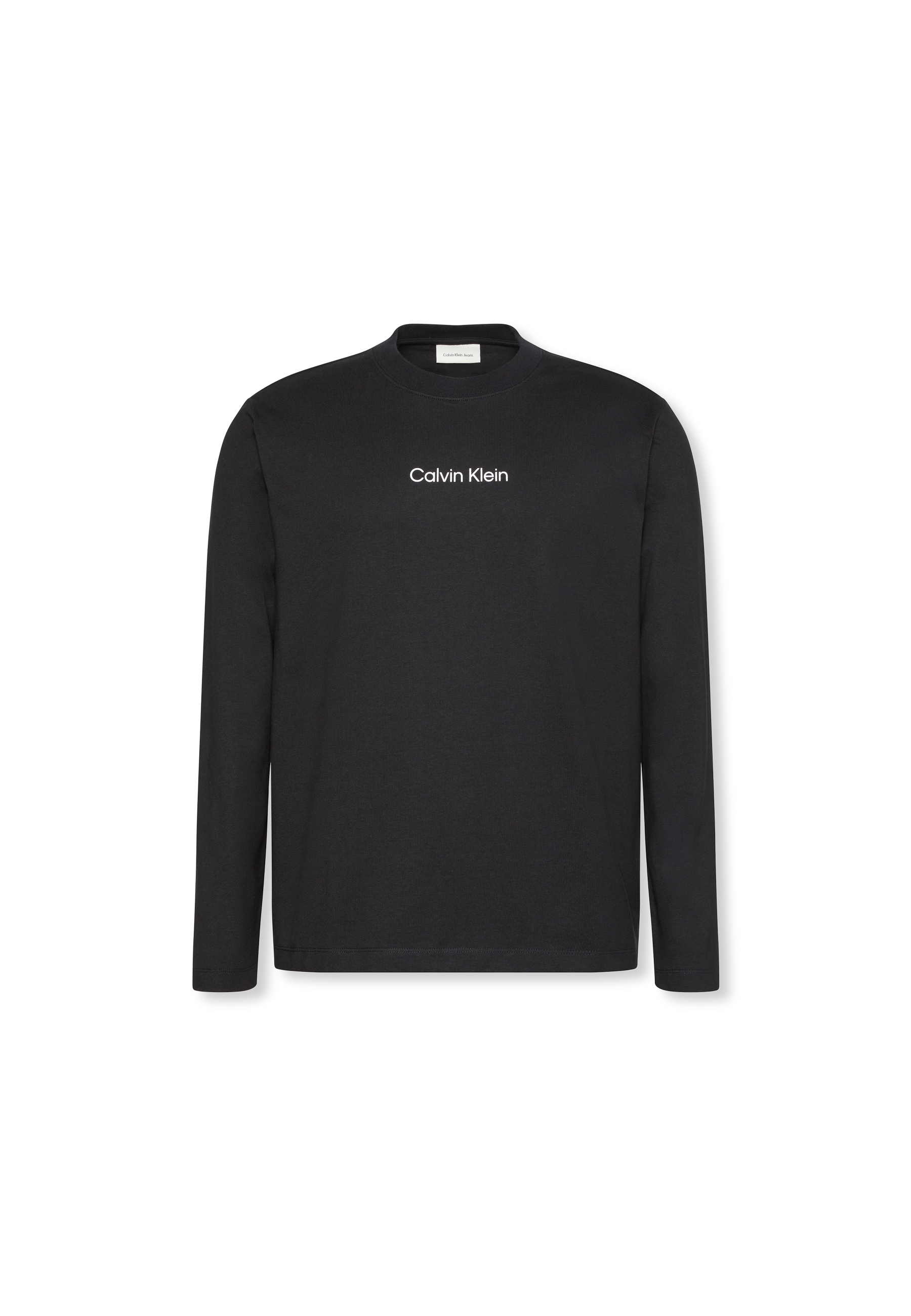 Calvin Klein Langarmshirt »LS RLXD STANDARD LOGO CREWNK TEE«, Rundhalsausschnitt, relaxed fit
