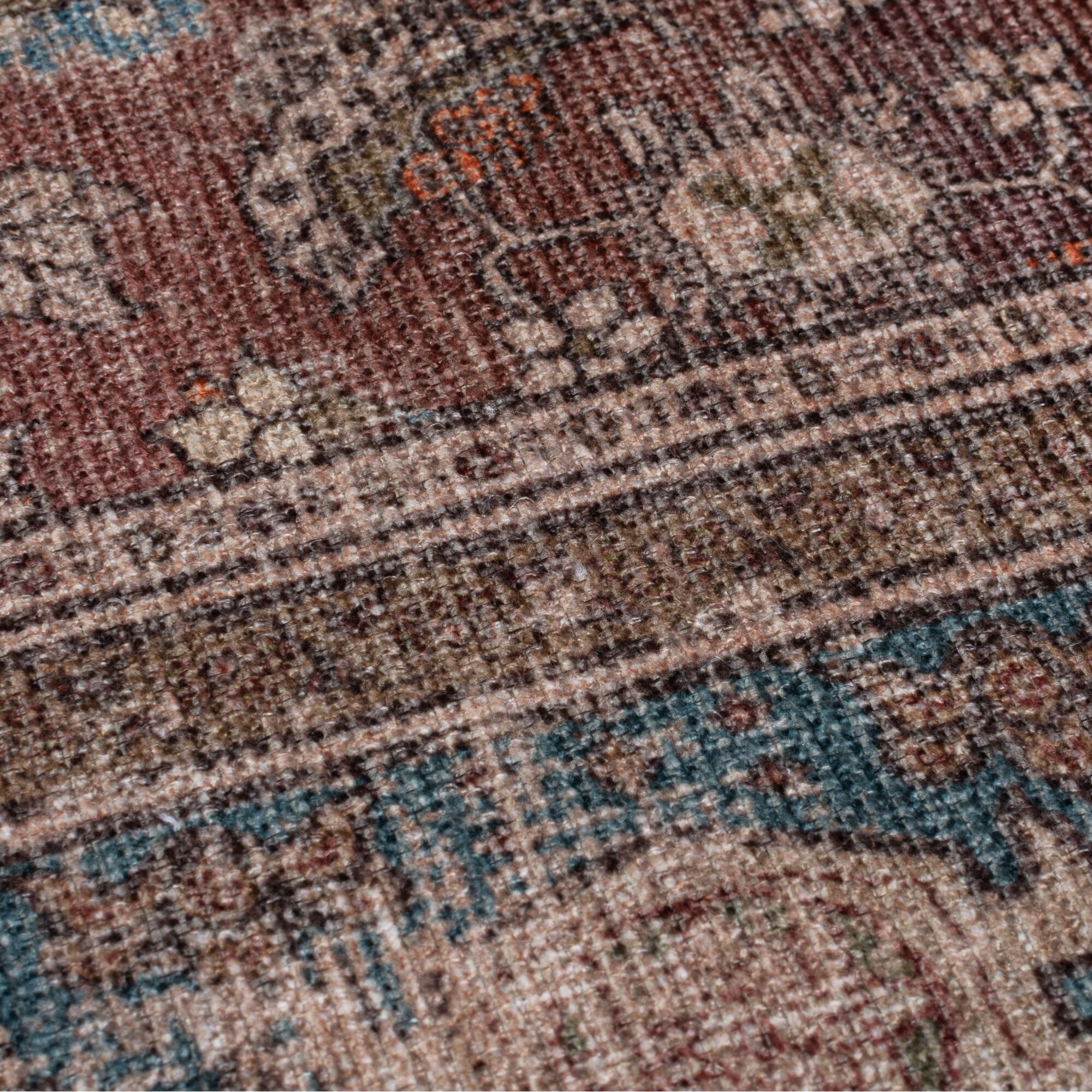 FLAIR RUGS Teppich »Cyra«, rechteckig, 4 mm Höhe, Waschbarer Traditioneller Teppich
