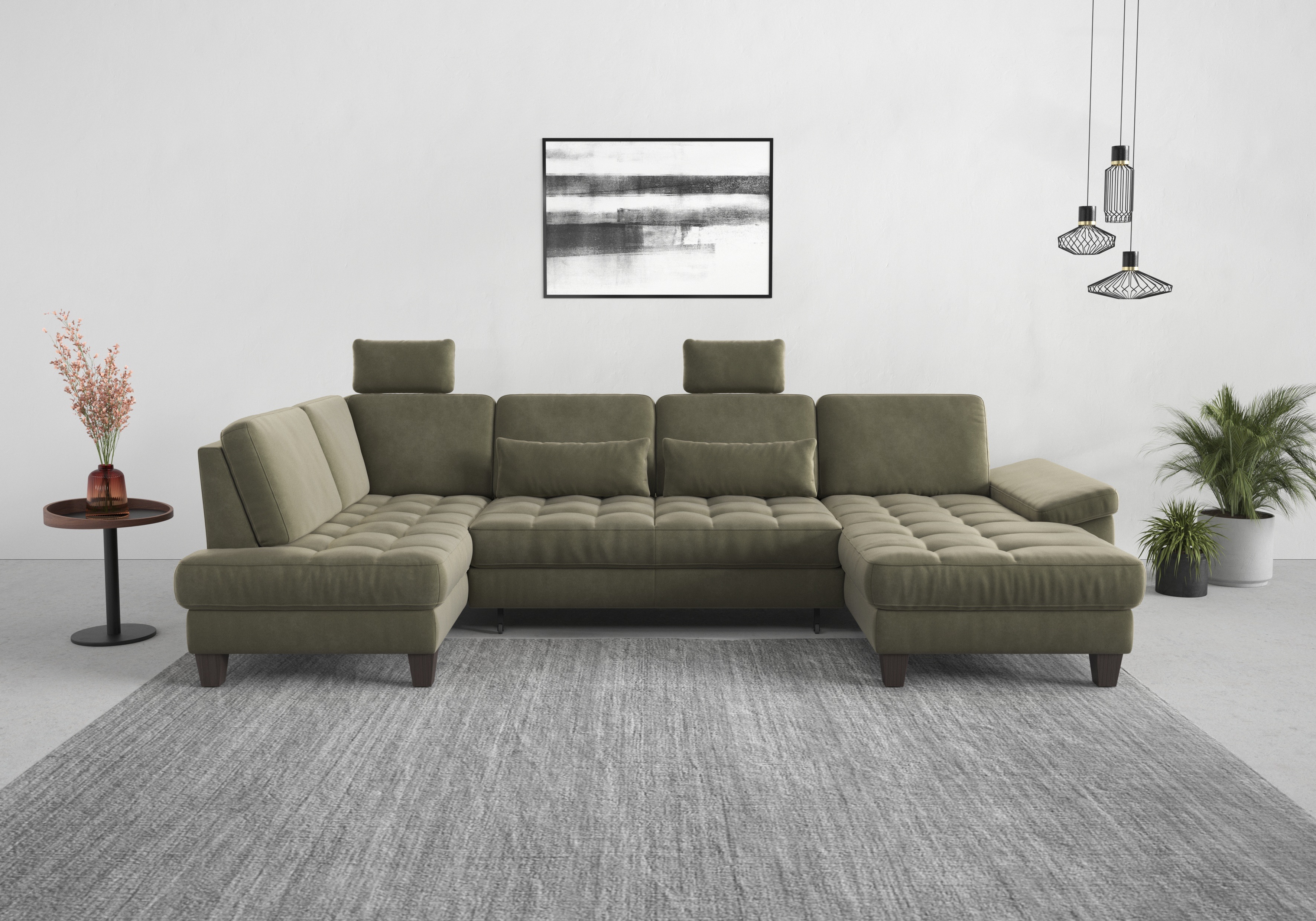 Thumbnail - sit&more Wohnlandschaft "Westham U-Form" wahlweise mit Bettfunktion, Bettkasten, Sitztiefenverstellung