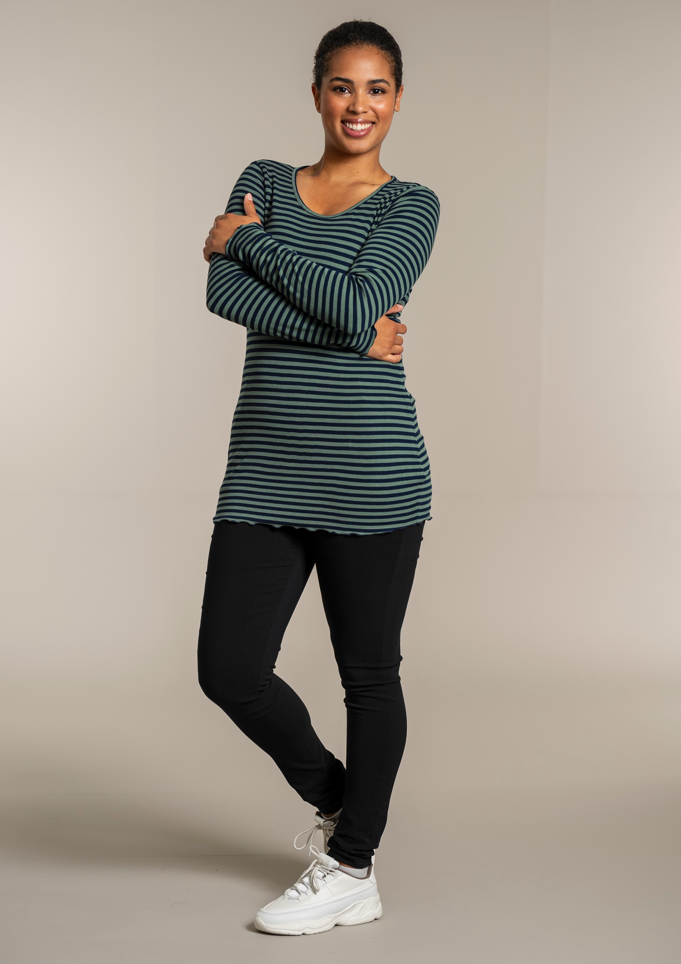 SANDGAARD Langarmshirt »SG147«, mit Streifenmuster