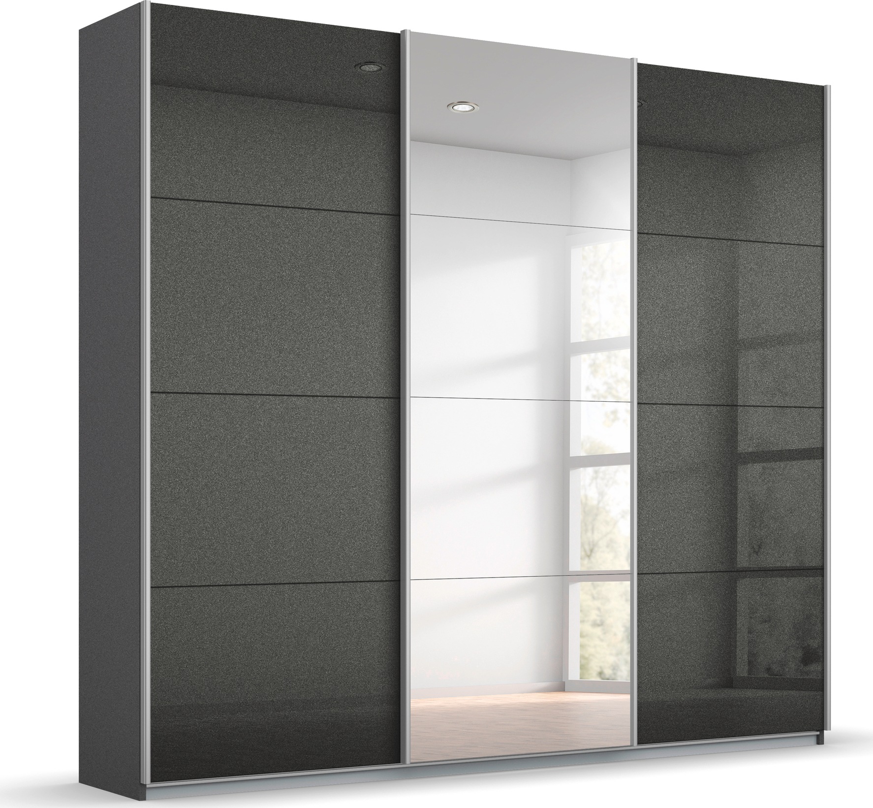 rauch Schwebetürenschrank "Kleiderschrank Schrank Garderobe KOLUNA Hochglan günstig online kaufen