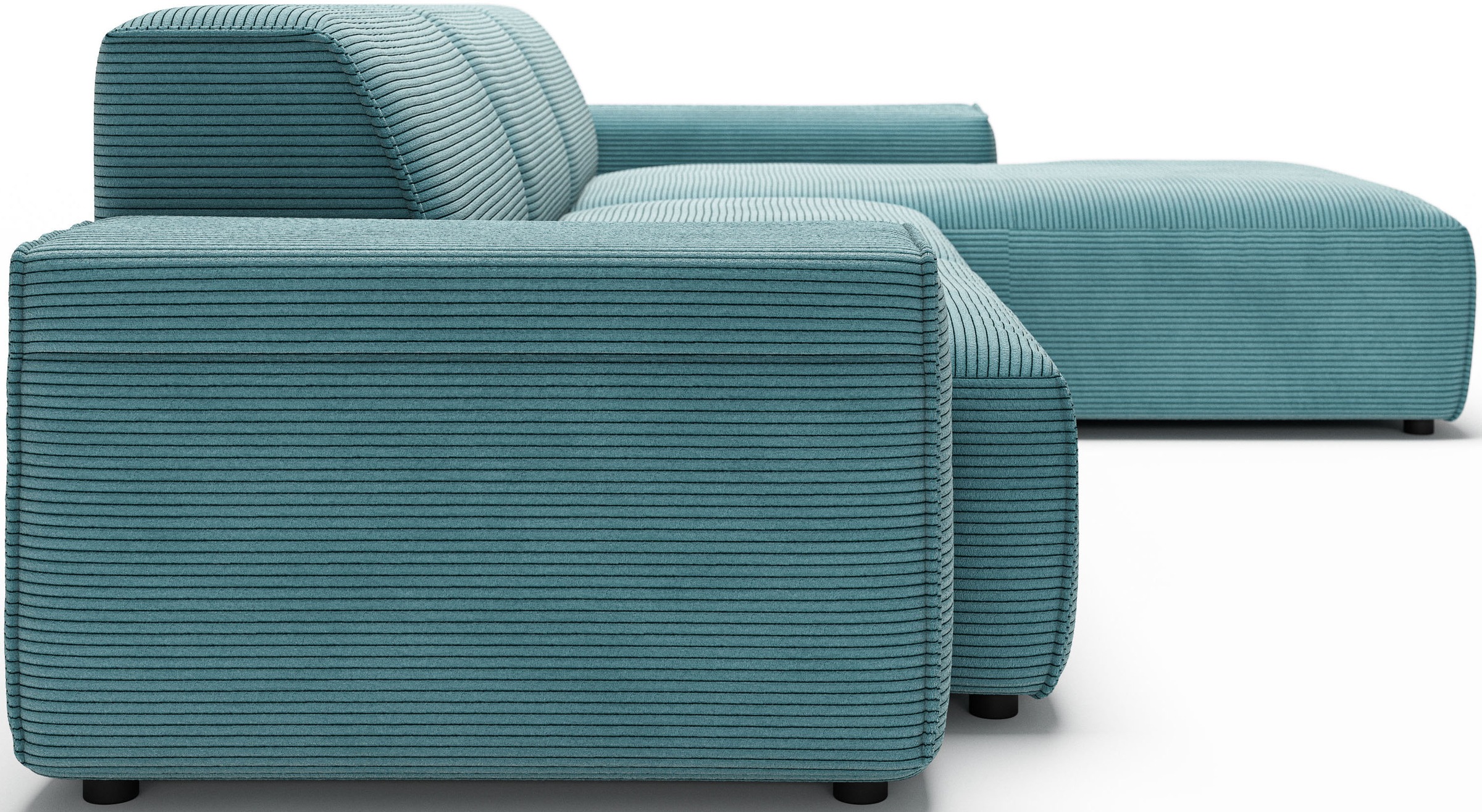 andas Ecksofa »Glimminge auch in Breitcord, Feincord, Bouclé + Easy care-Bezug«, L-Form, Breite 294, Zierkissen