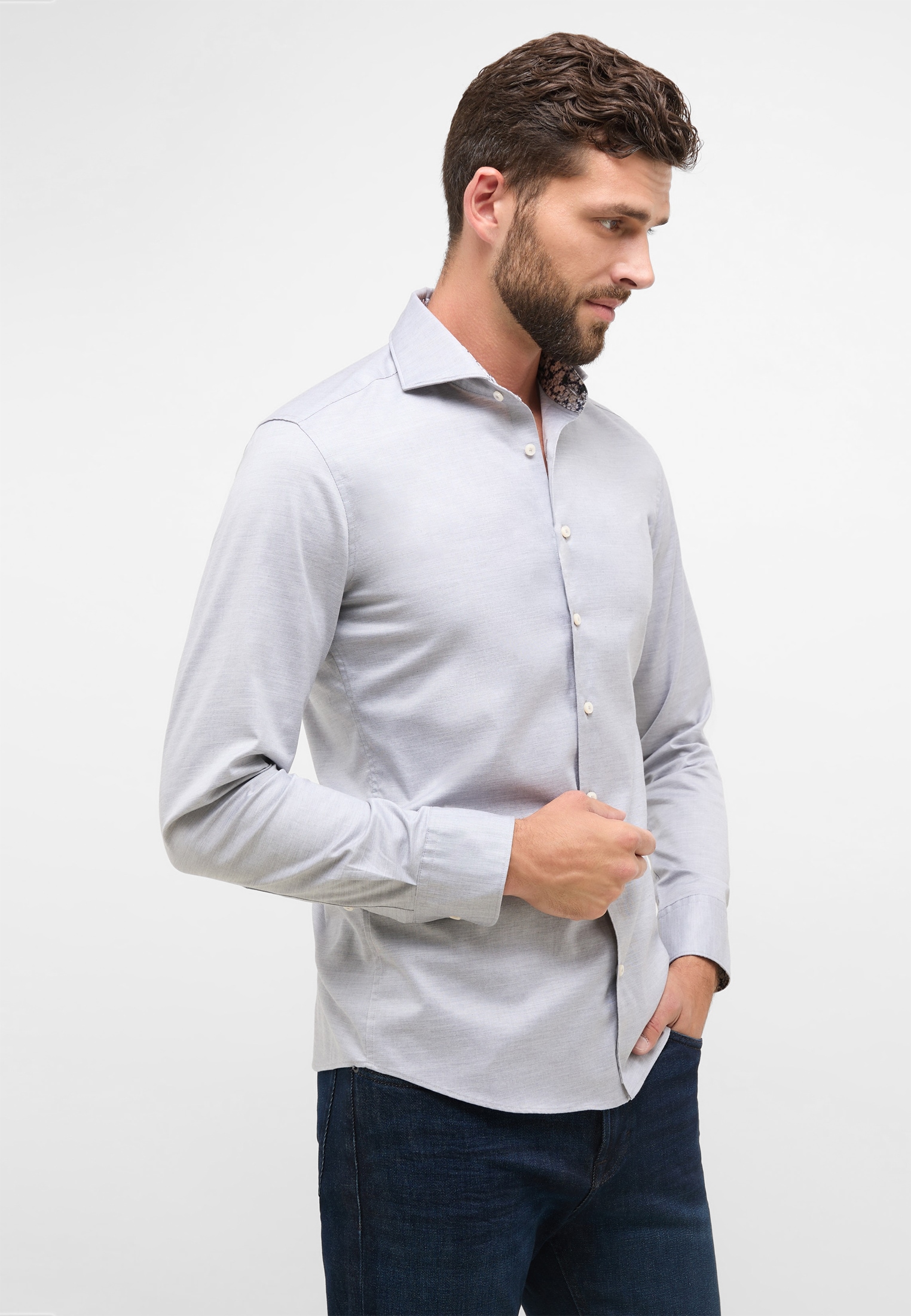 Eterna Langarmhemd "SLIM FIT" günstig online kaufen
