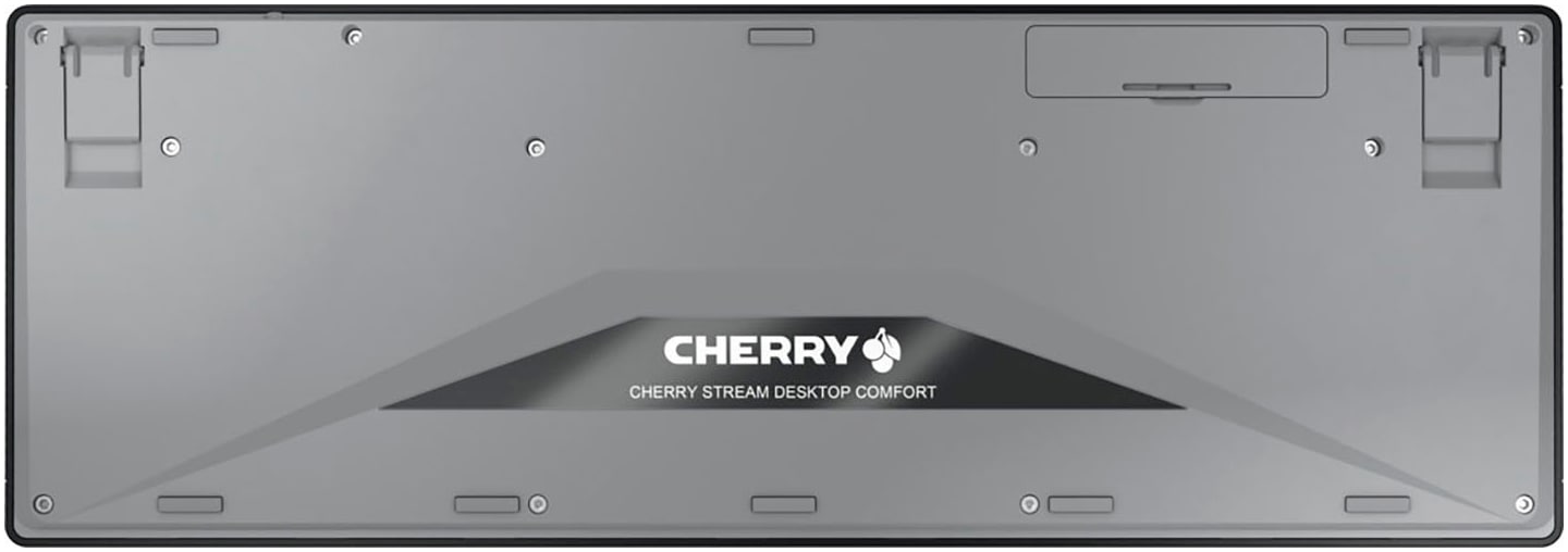 Cherry Wireless-Tastatur »STREAM DESKTOP COMFORT« (Anpassbare Höhe | Multimedia-Tasten | Windows-Sperrtaste | Ziffernblock)