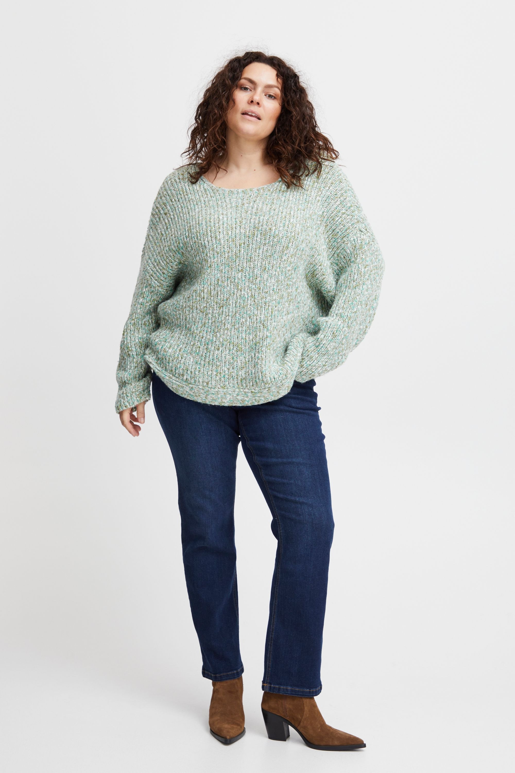 fransa Strickfleece-Pullover »Strickpullover FPSpotta«