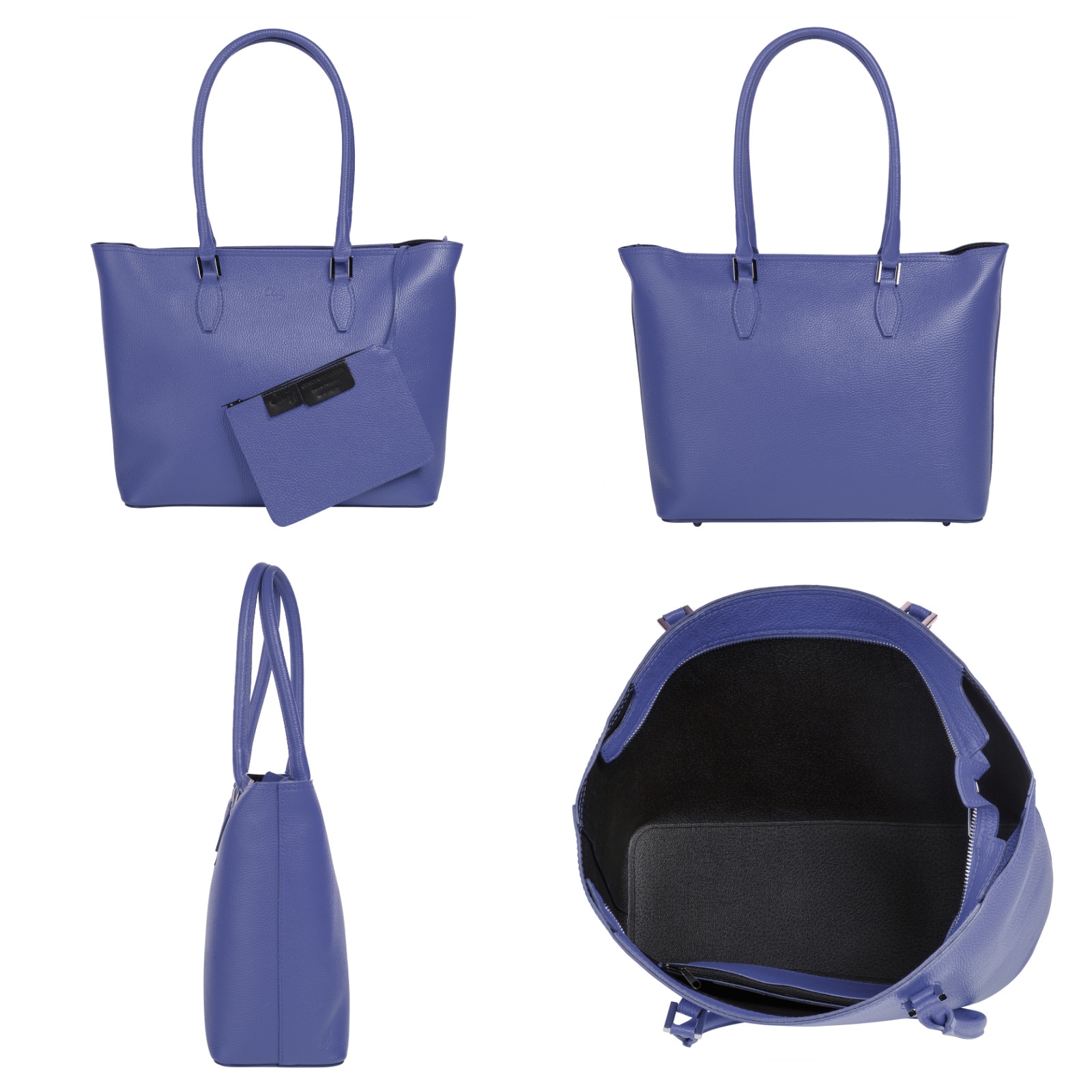 Cluty Shopper, echt Leder, Made in Italy