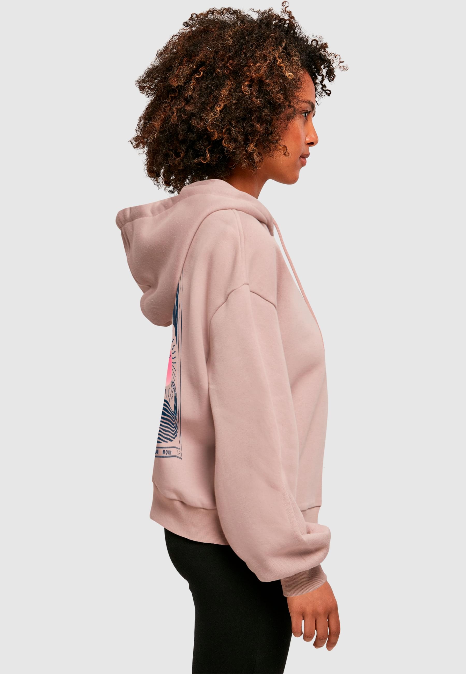 Merchcode Kapuzenpullover »Merchcode Ladies Sunset Charm Oversized Hoody«, (1 tlg.)