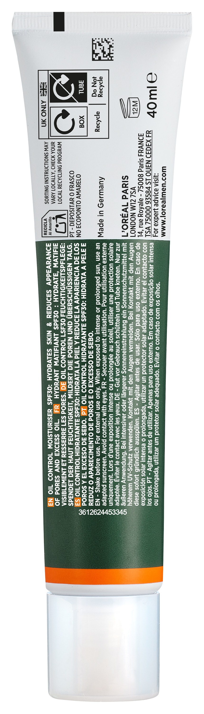 L'ORÉAL PARIS MEN EXPERT Pflegestift »L'Oréal Men Expert Derma Control Oil-Control Feuchtigkeitspflege«