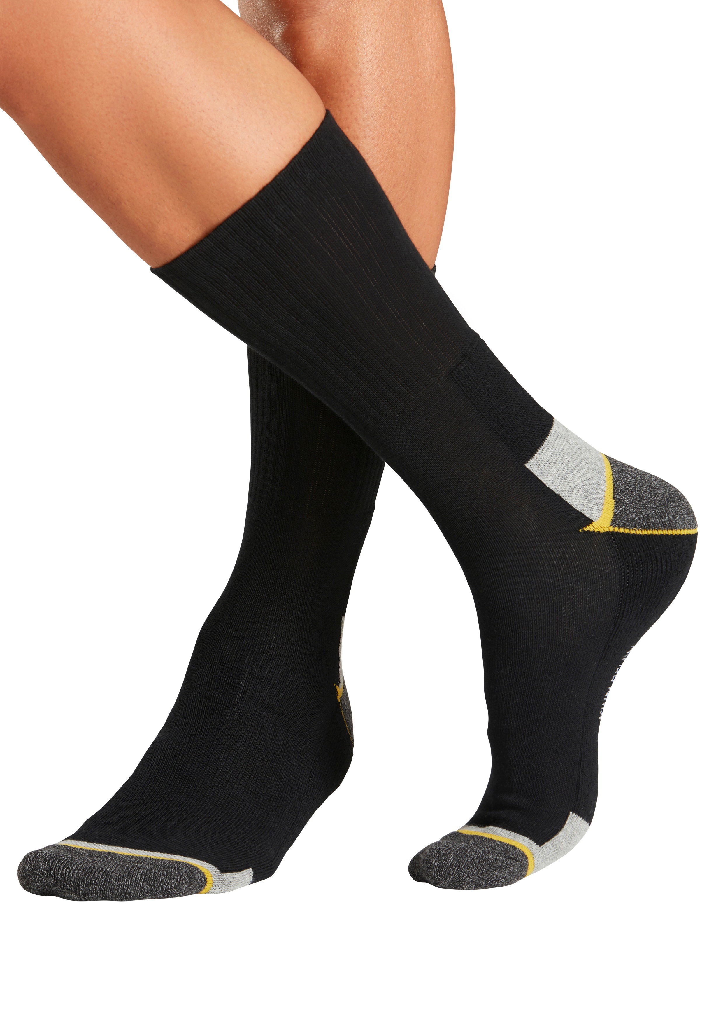 Thumbnail - John Devin Arbeitssocken Packung, 4 Paar tlg. Mit Hochfersen und Überzehen Plüsch