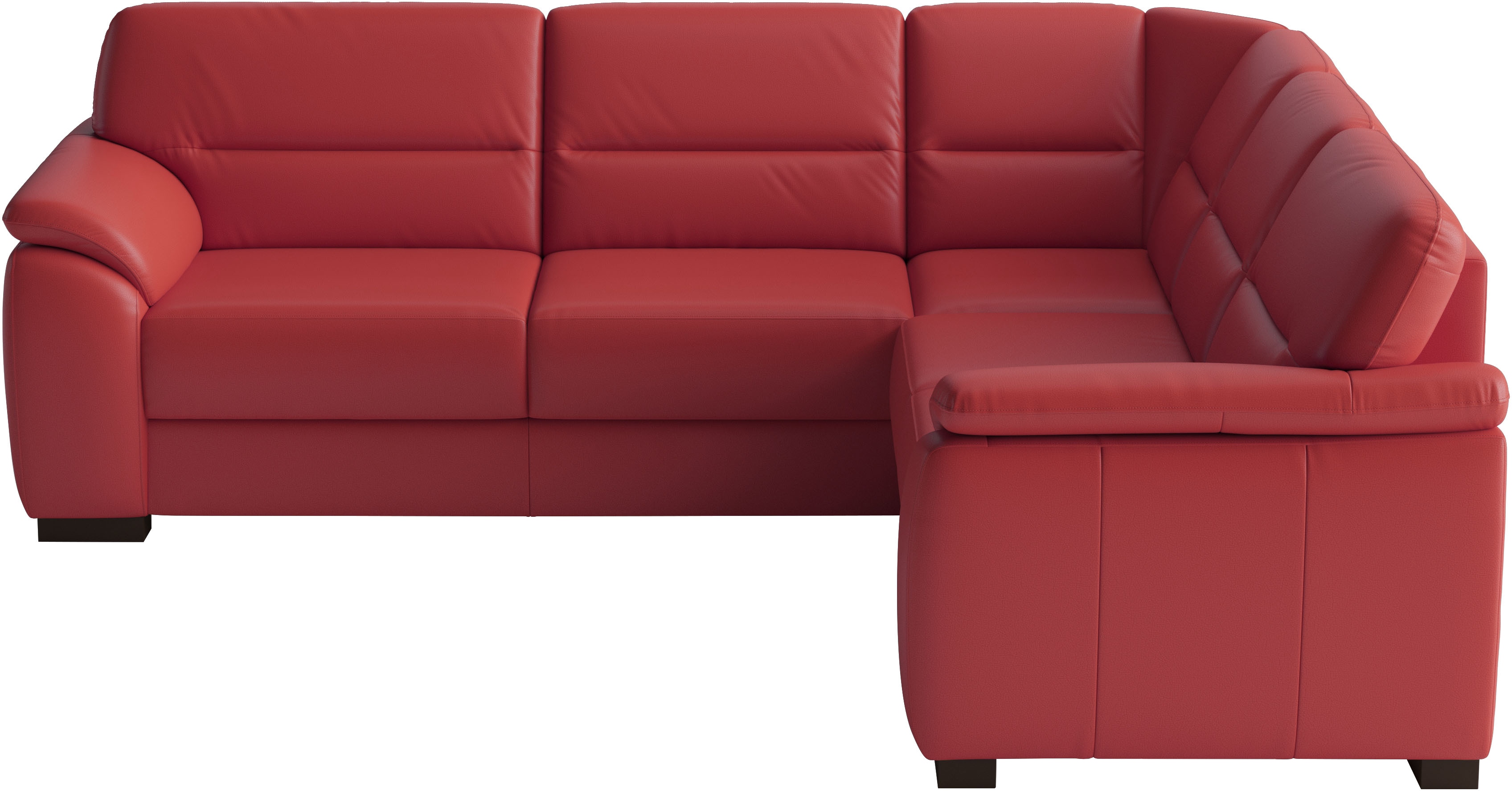 sit&more Ecksofa "Montego Leder, L-Form, B: 255cm" wahlweise mit Schlaffunktion und Schubkasten