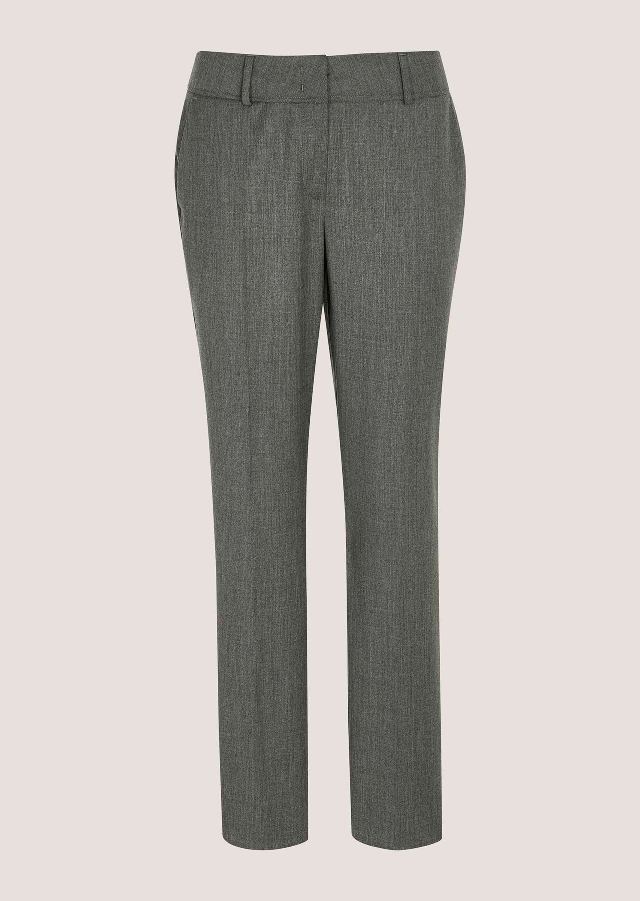 MADELEINE "Schurwollhose Bügelfaltenhose mit Formbund" Schurwollhose