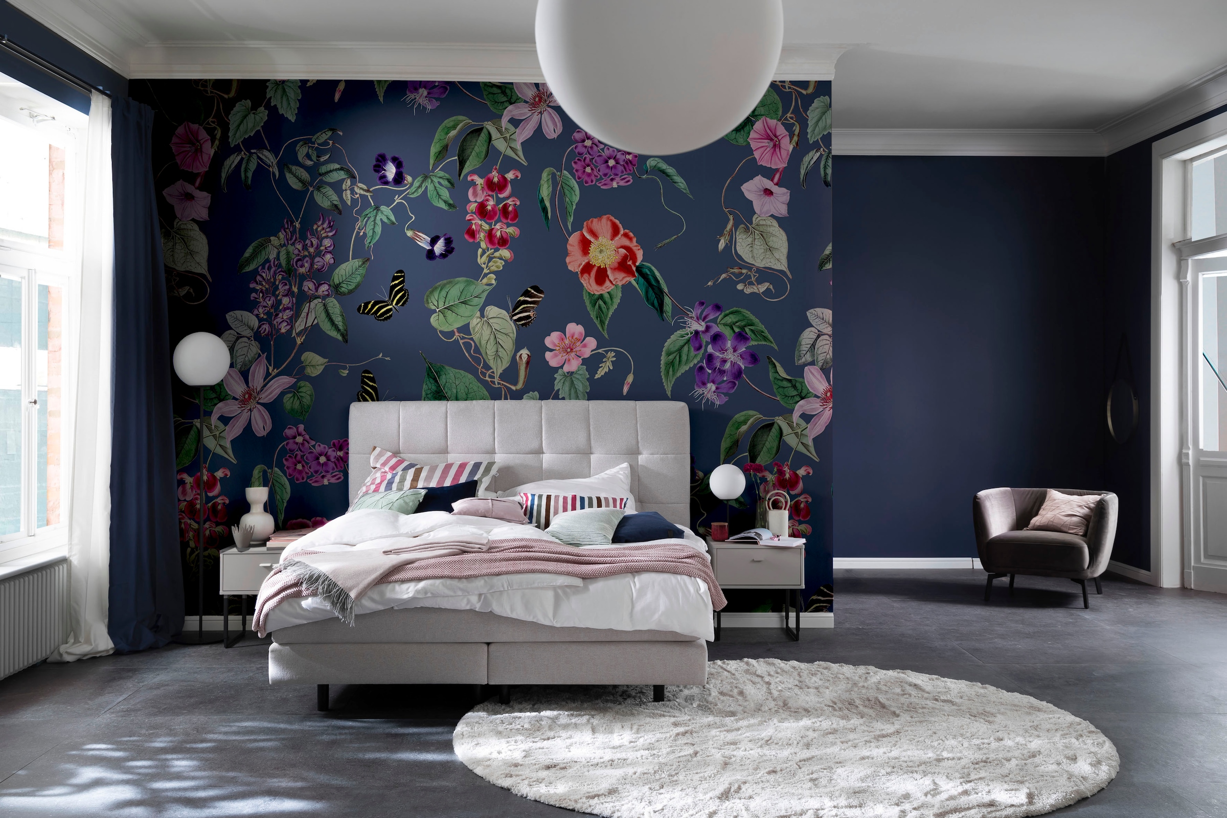 Fototapete »Blossom«, matt, Blumen moderne Vliestapete für Wohnzimmer Schlafzimmer Küche