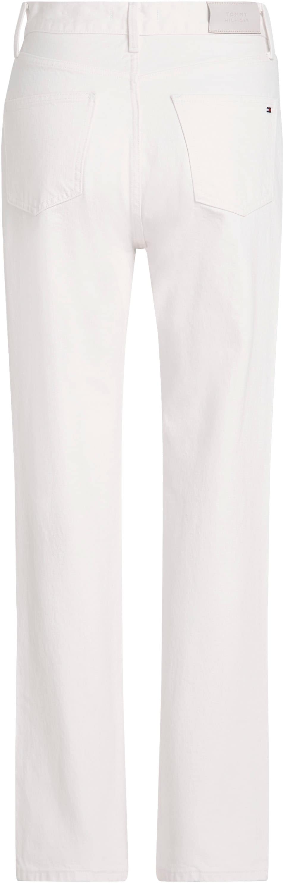 Tommy Hilfiger Bootcut-Jeans »RELAXED BOOTCUT HW ECRU« mit Tommy Hilfiger Logo-Badge