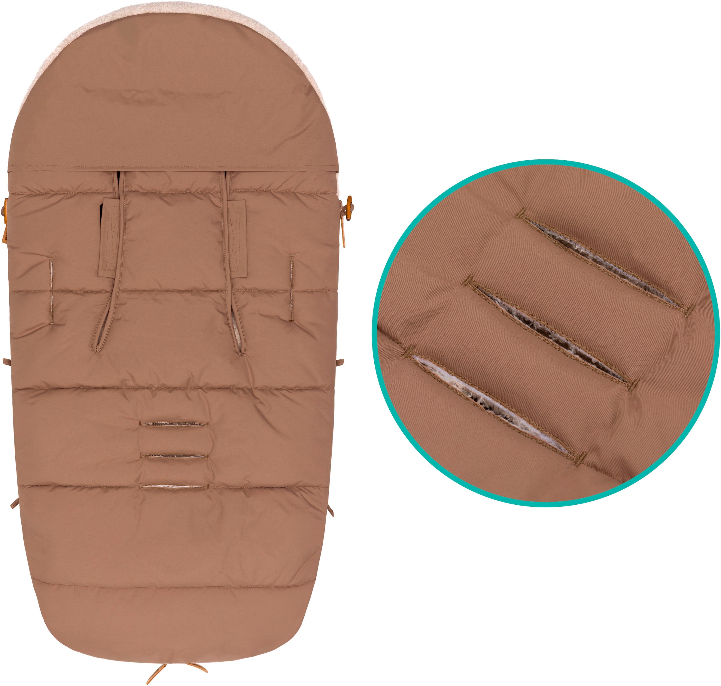 Fillikid Fußsack »Atlas, Winterfußsack«, mit Teddy-Plüsch